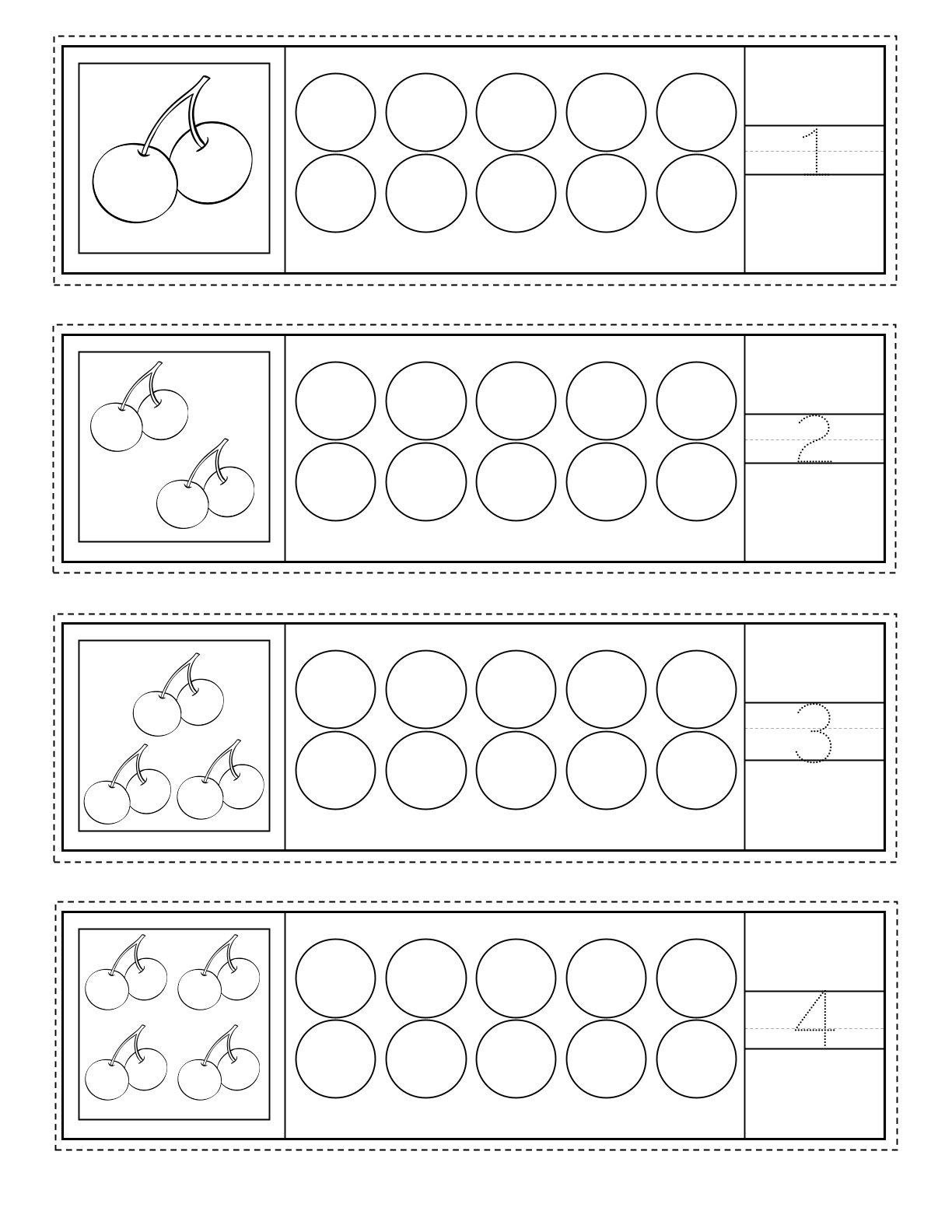 Number Count, Color and Trace