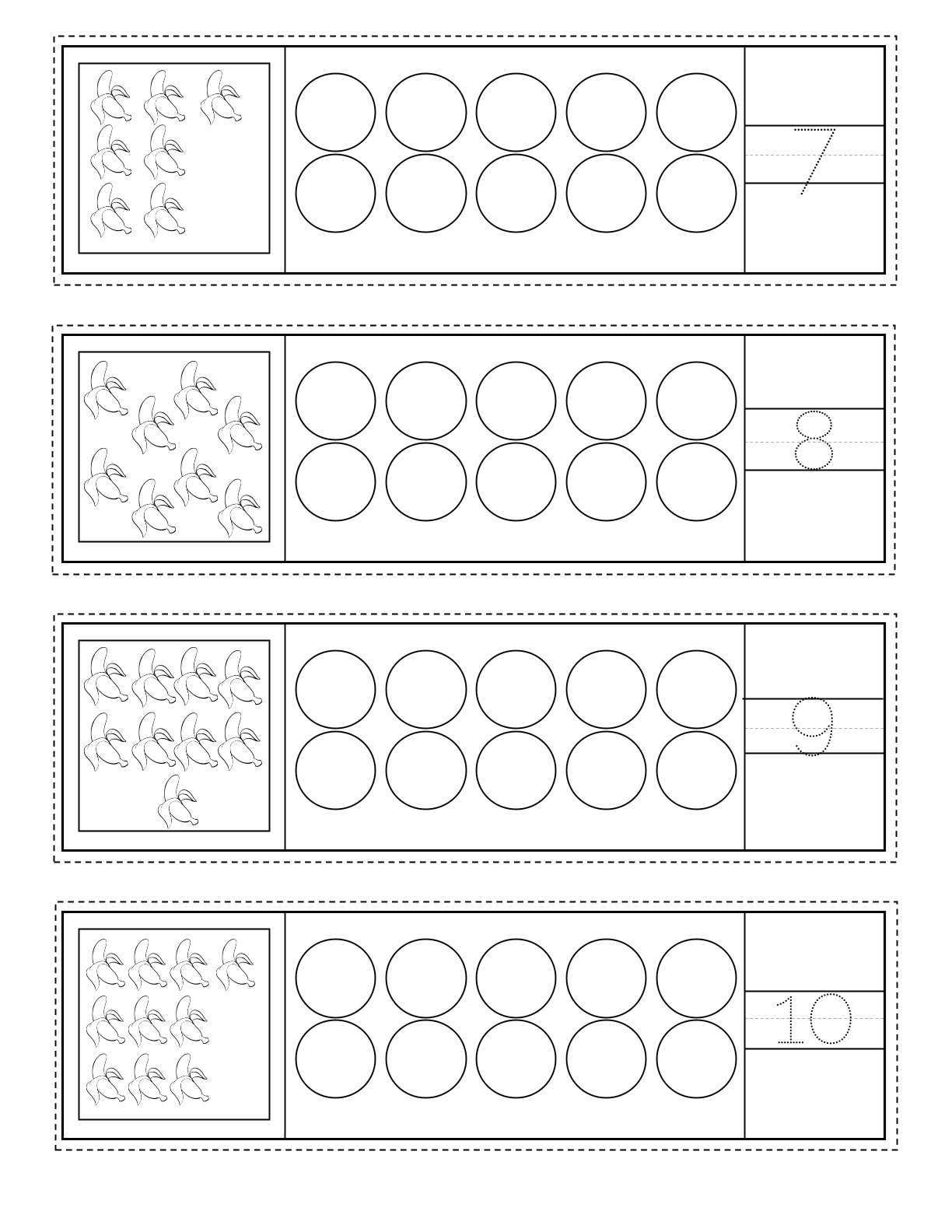 Number Count, Color and Trace
