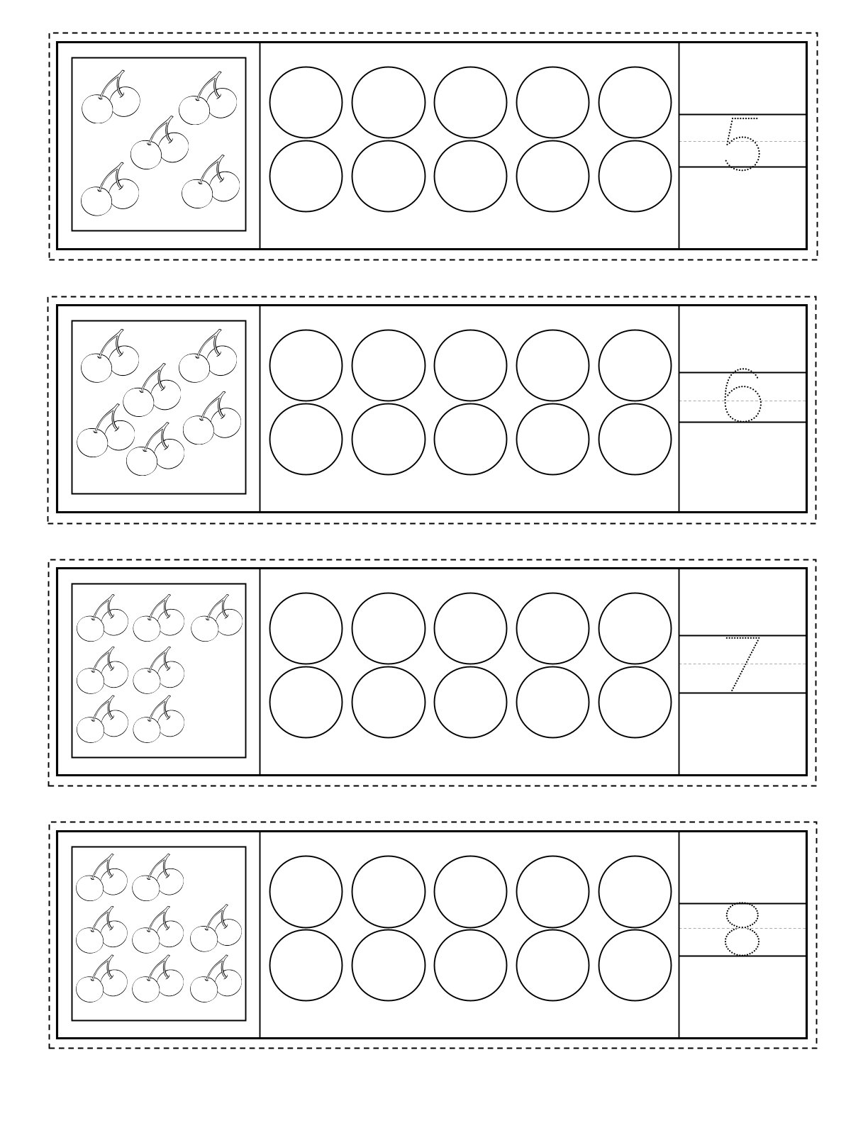 Number Count, Color and Trace