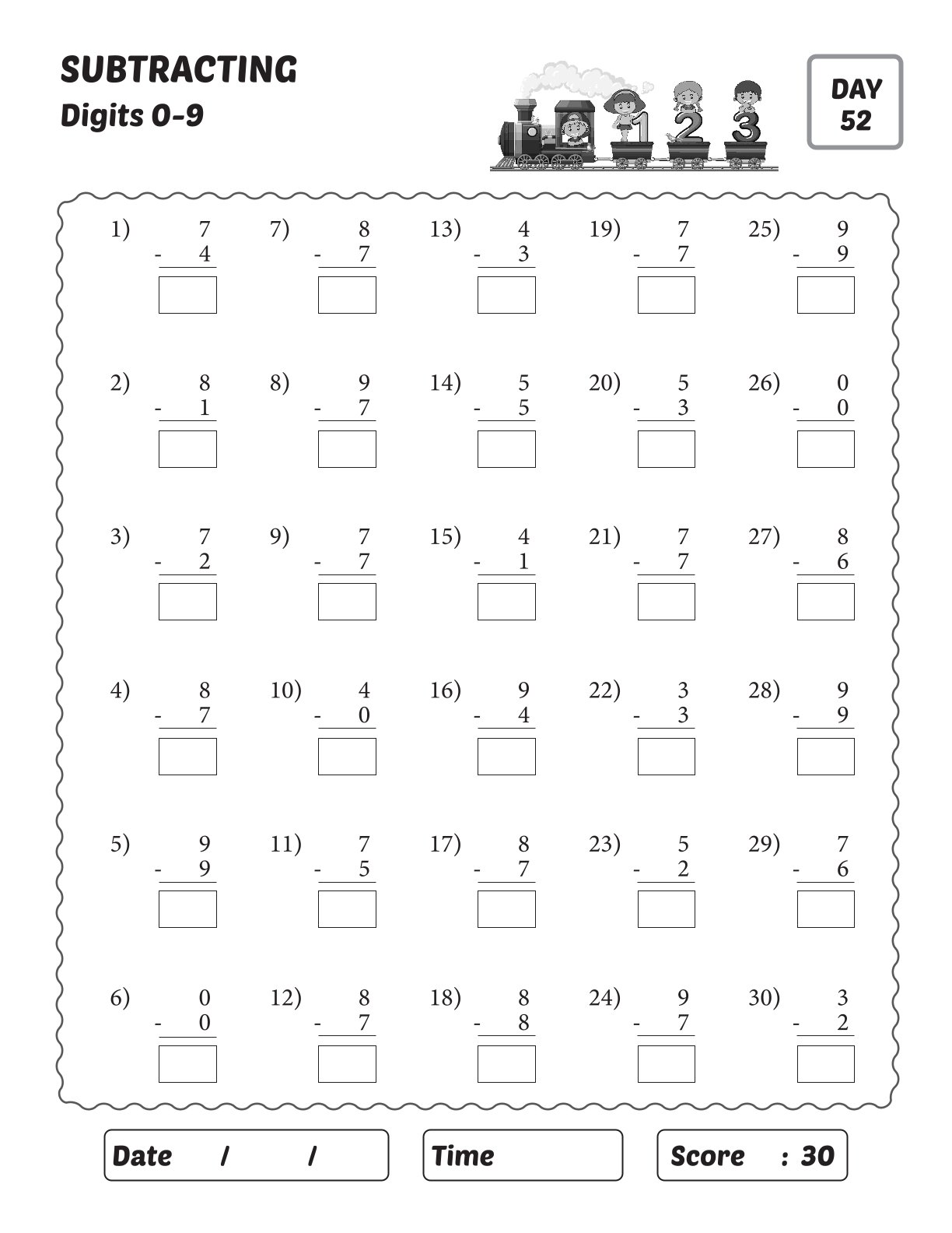 Adding & Subtracting (0-20)