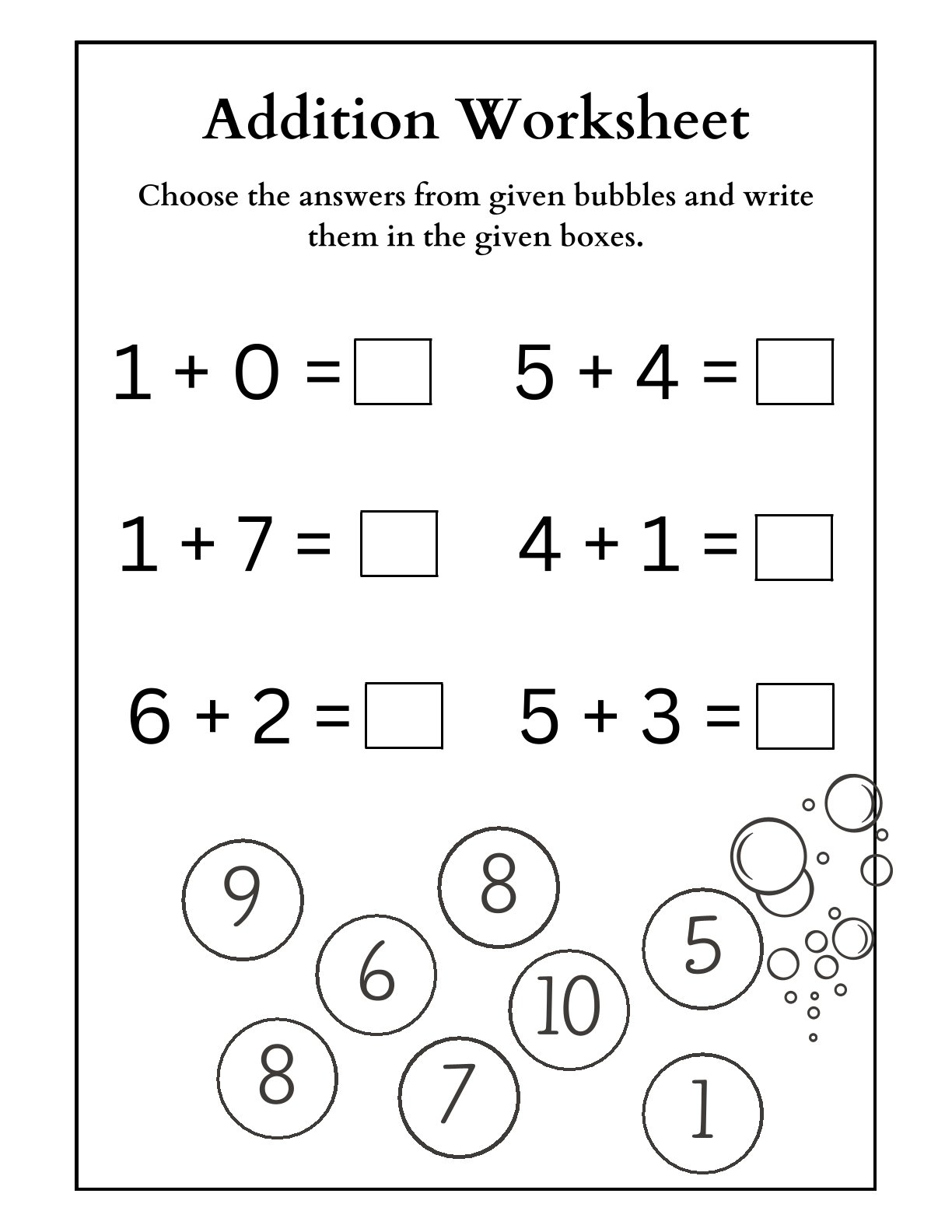 Addition Mastery