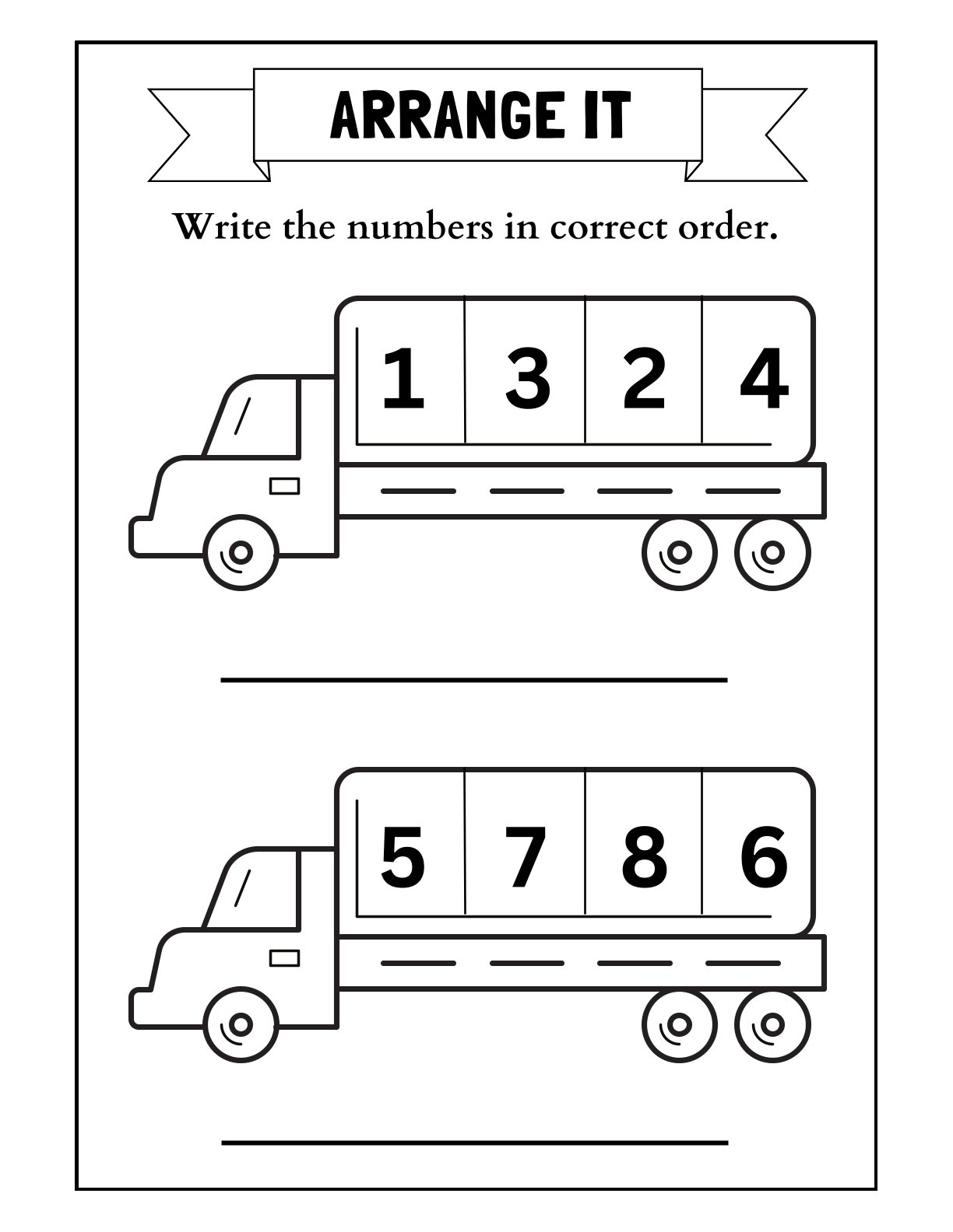 Arrange It - Sequencing