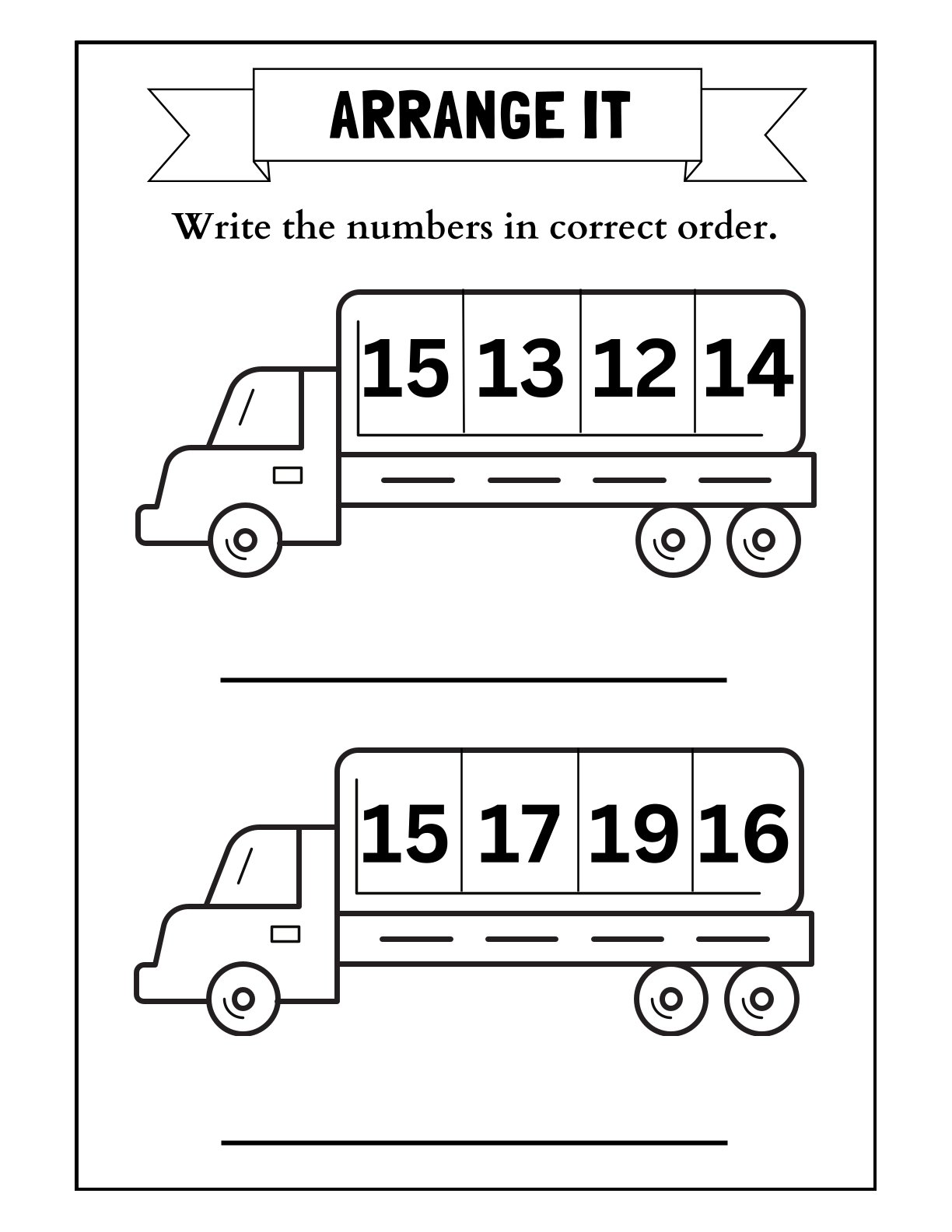 Arrange It - Sequencing