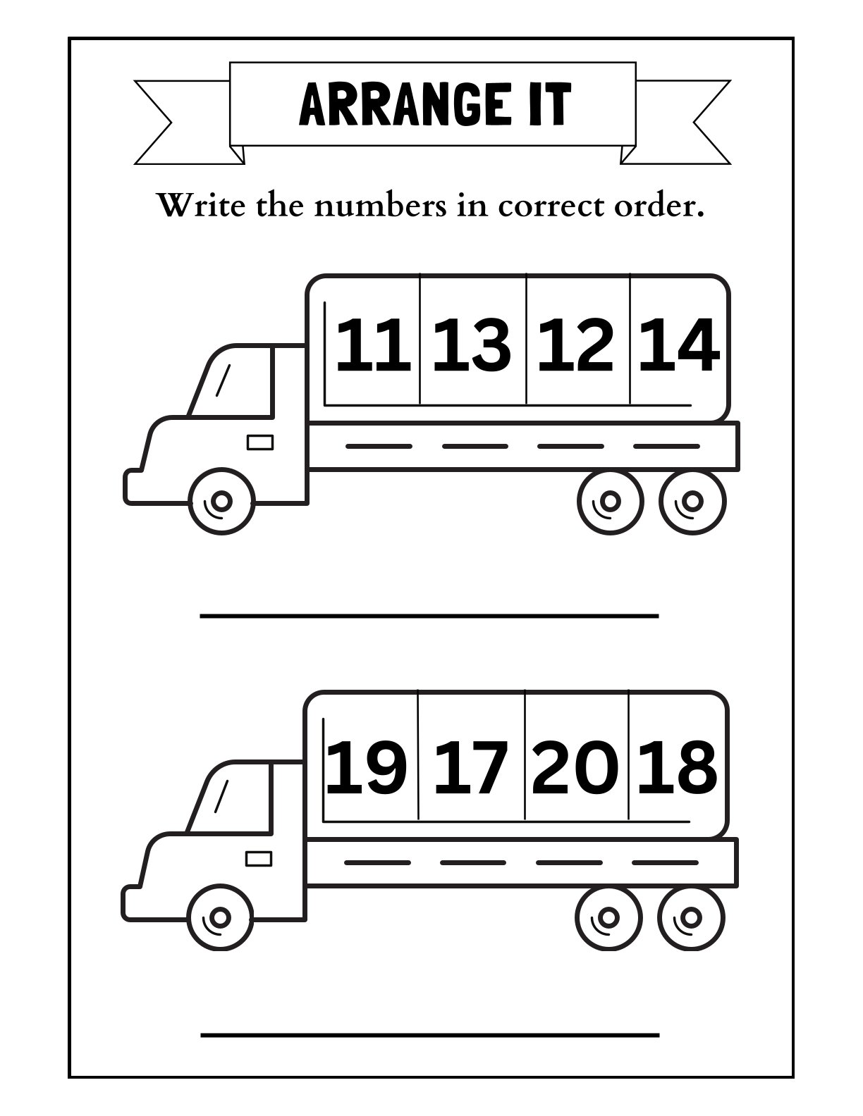Arrange It - Sequencing