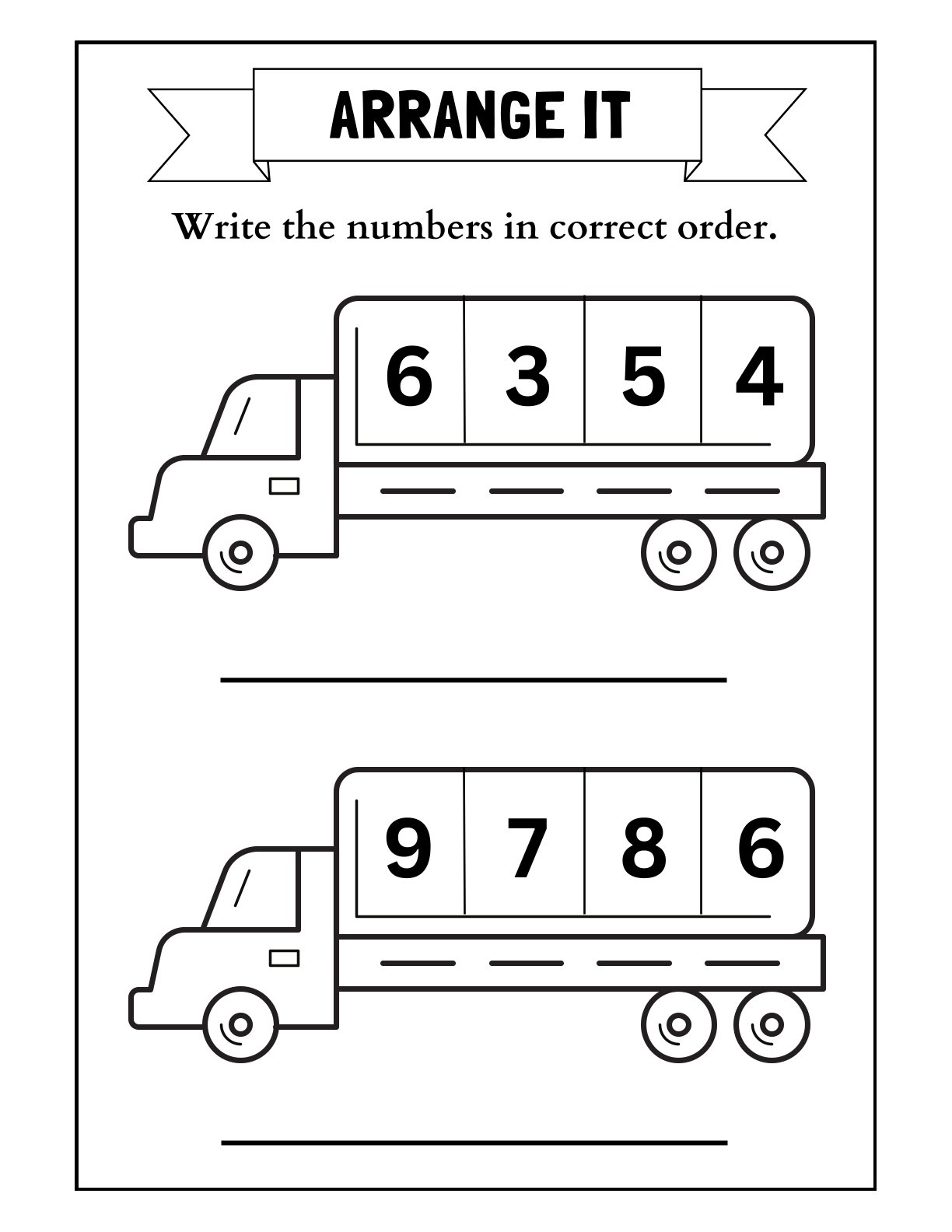 Arrange It - Sequencing