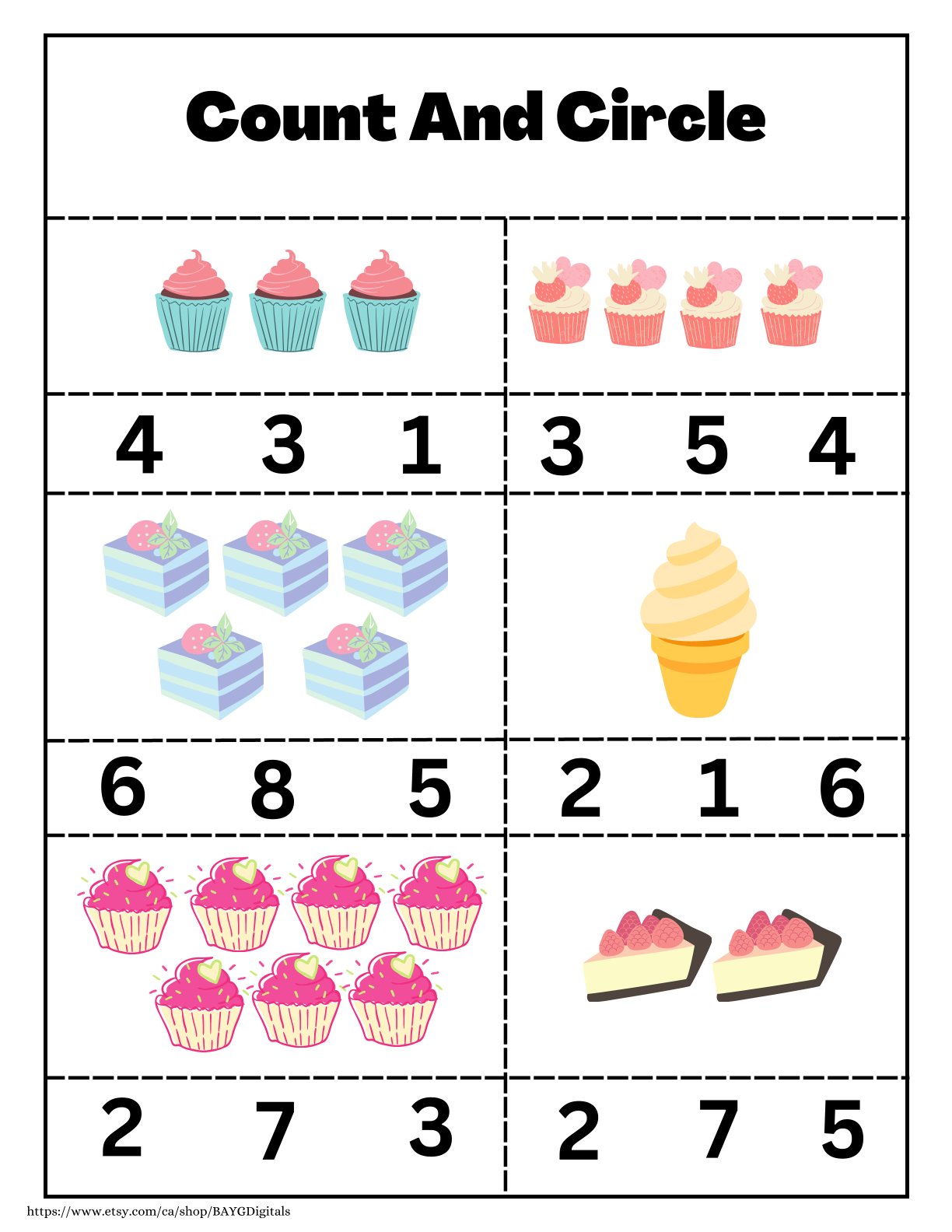 Count and Circle
