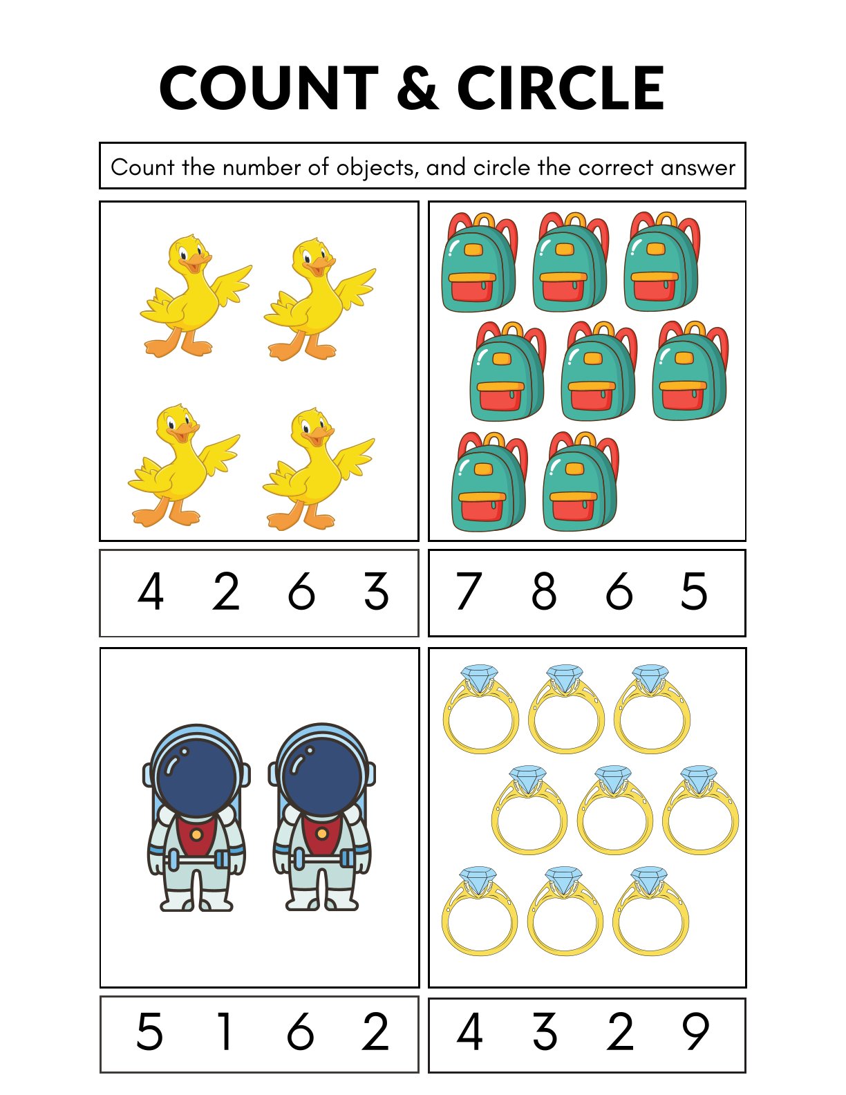 Count and Circle