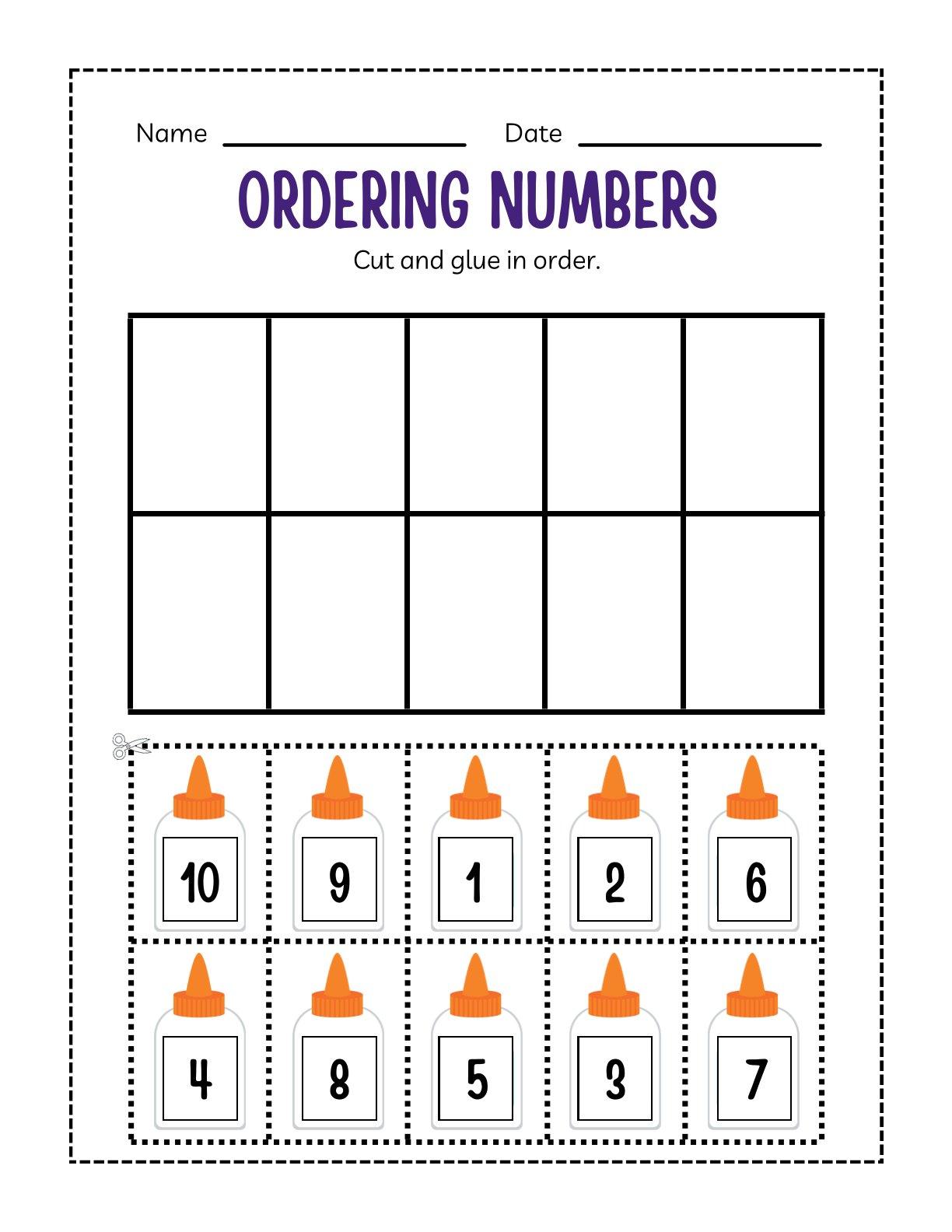 Kindergarten Numbers Workbook