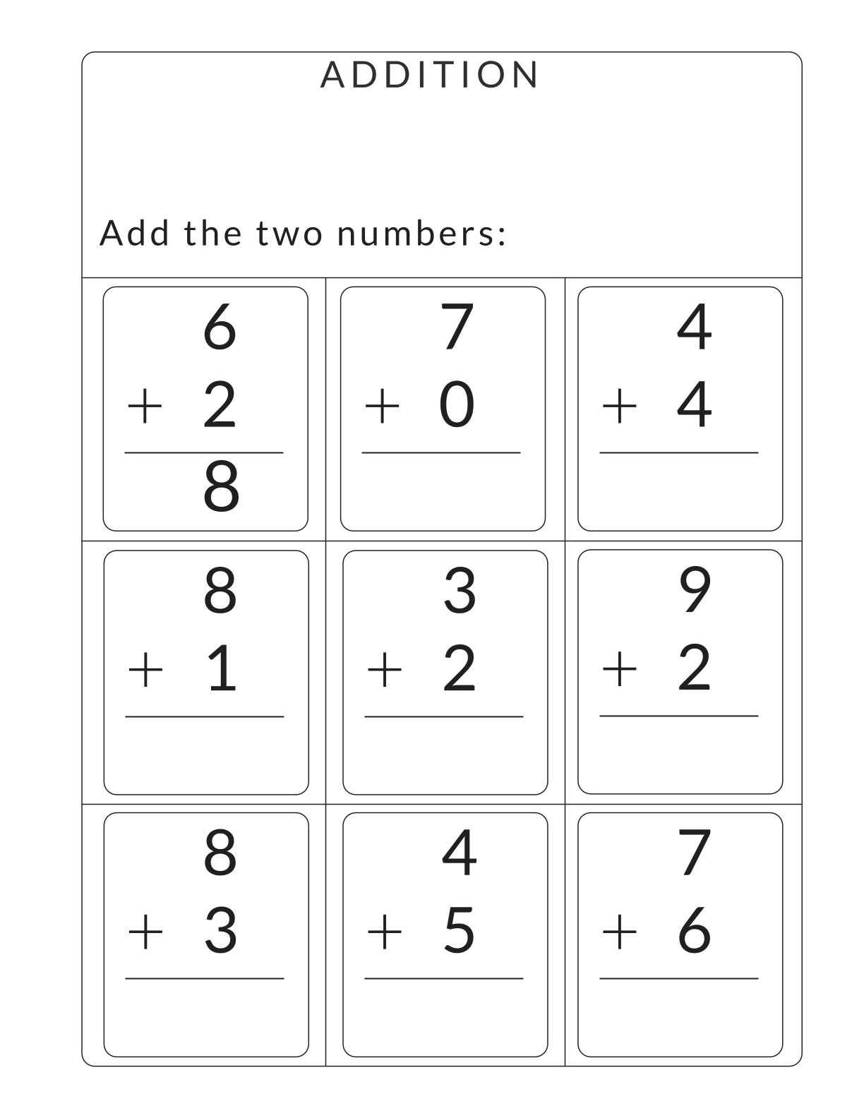 Math Workbook 1