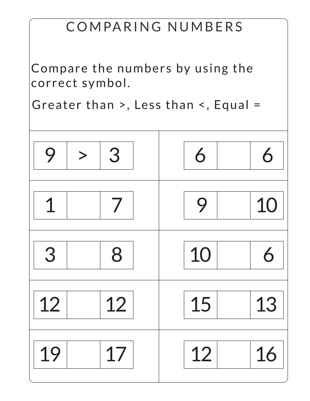 Math Workbook 1