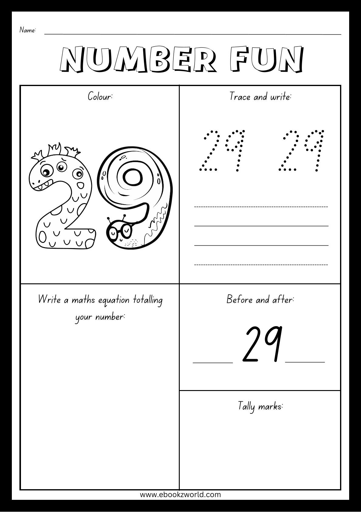 Maths Preschool Worksheets