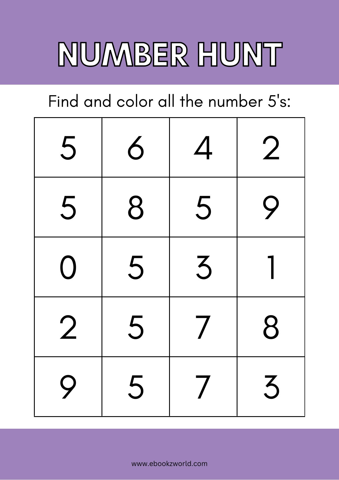 Maths Preschool Worksheets