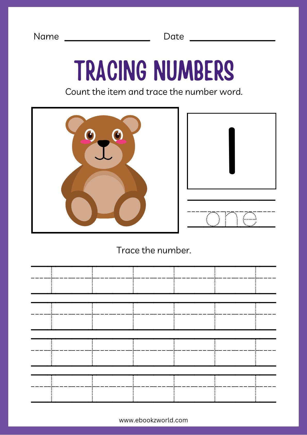 Maths Preschool Worksheets