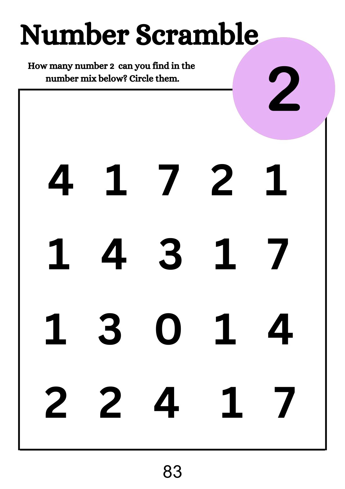 Number Discovery - Tracing, Coloring, Counting
