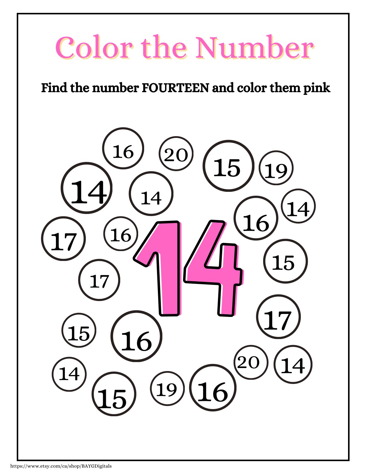 Numbers Coloring