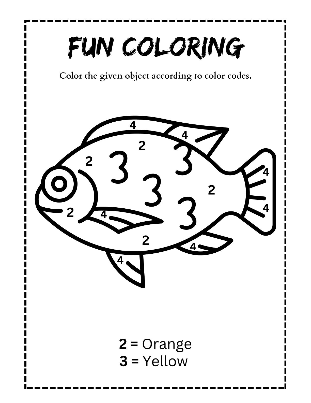 Numbers Coloring