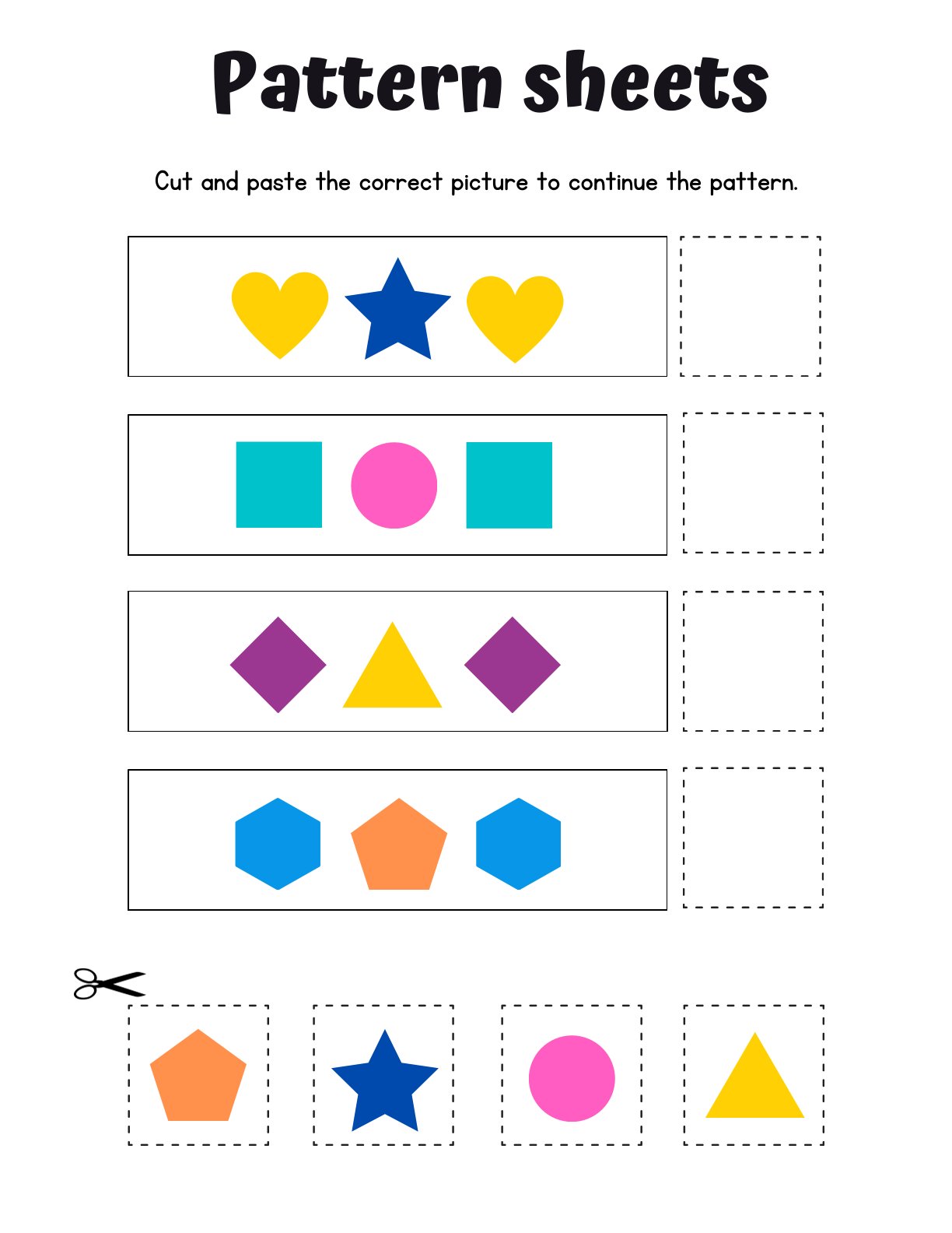 Pattern Sheets 
