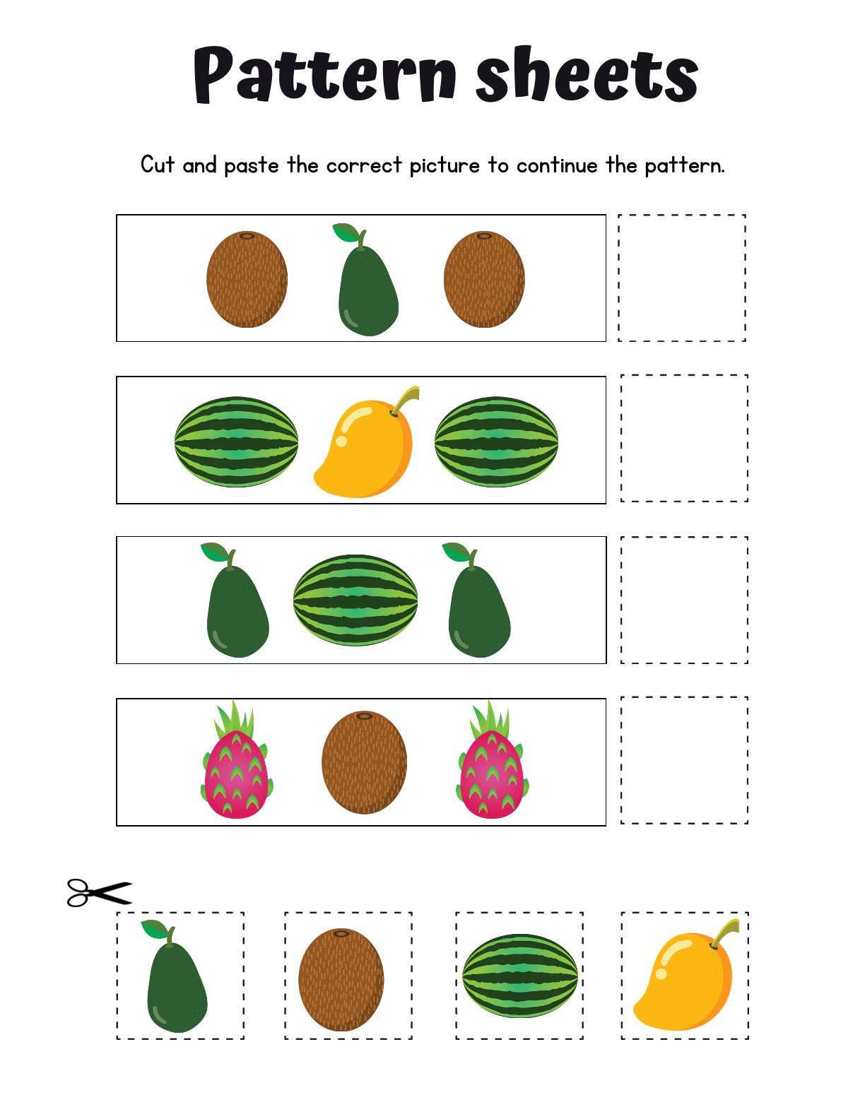 Pattern Sheets 