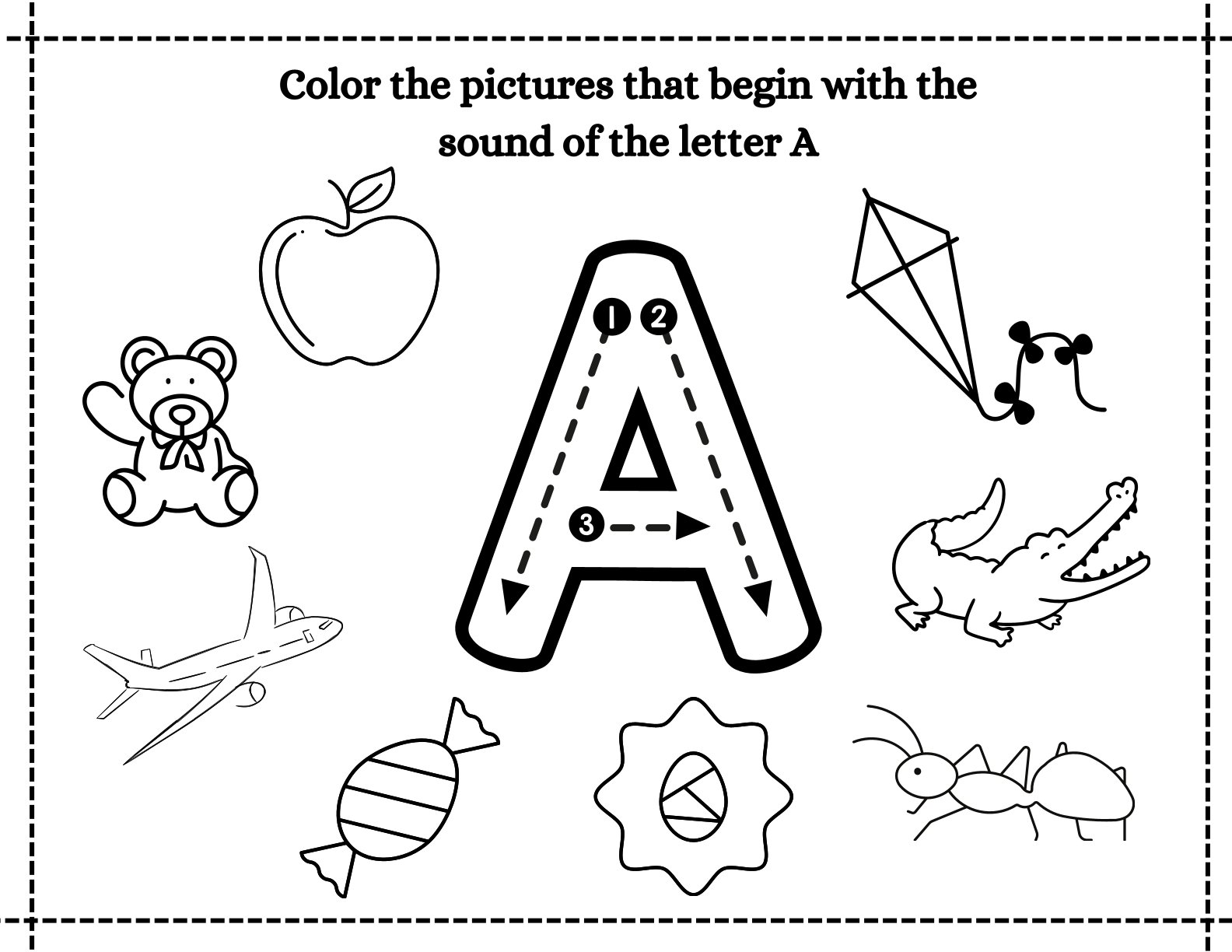 Color the words