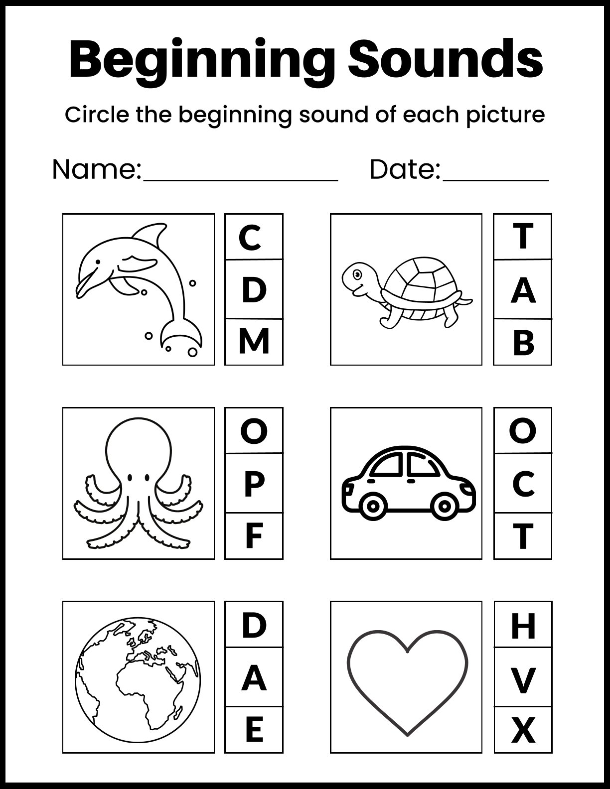Beginning Sounds