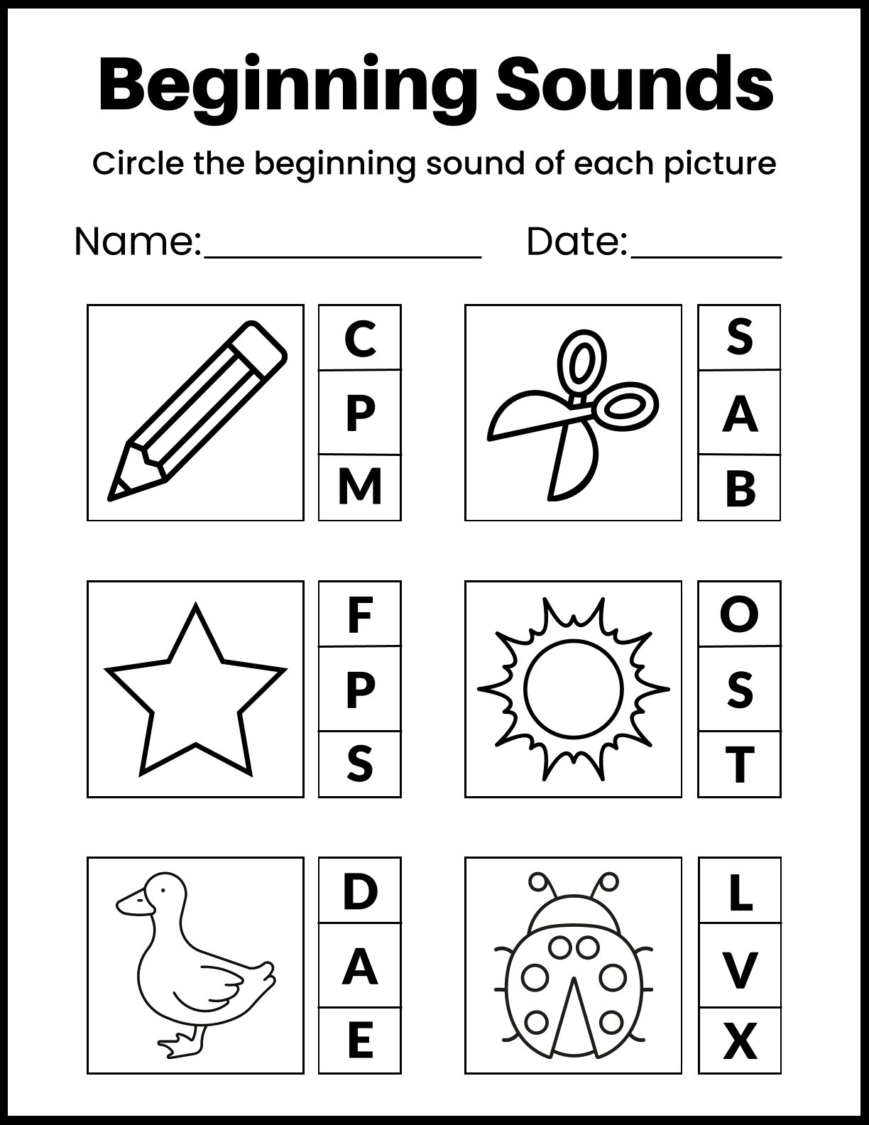 Beginning Sounds