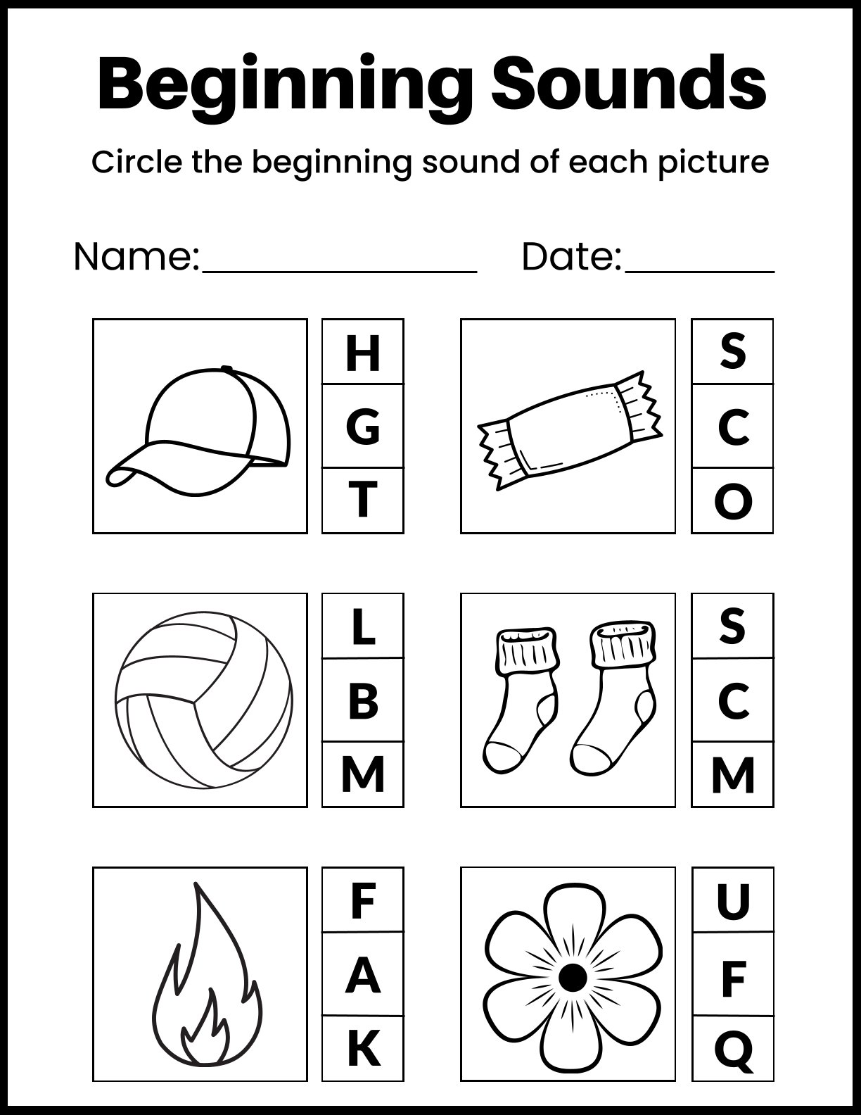 Beginning Sounds