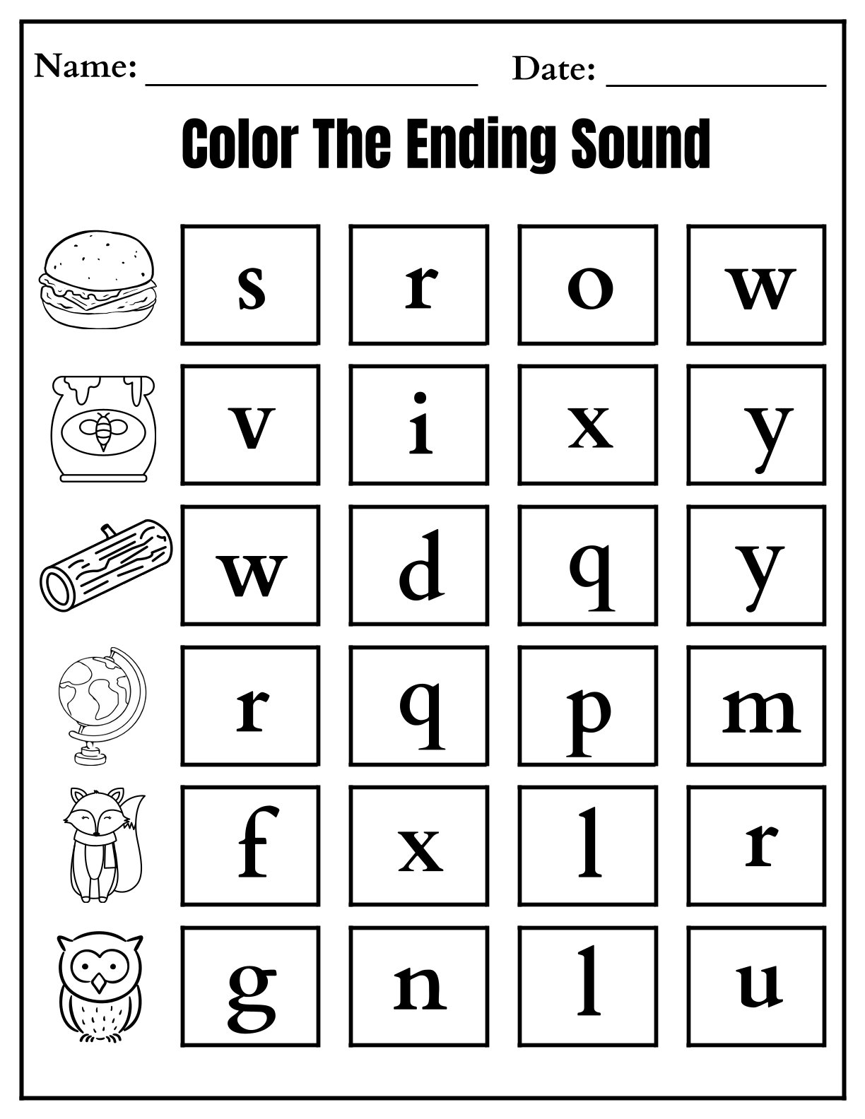Color The Ending Sound