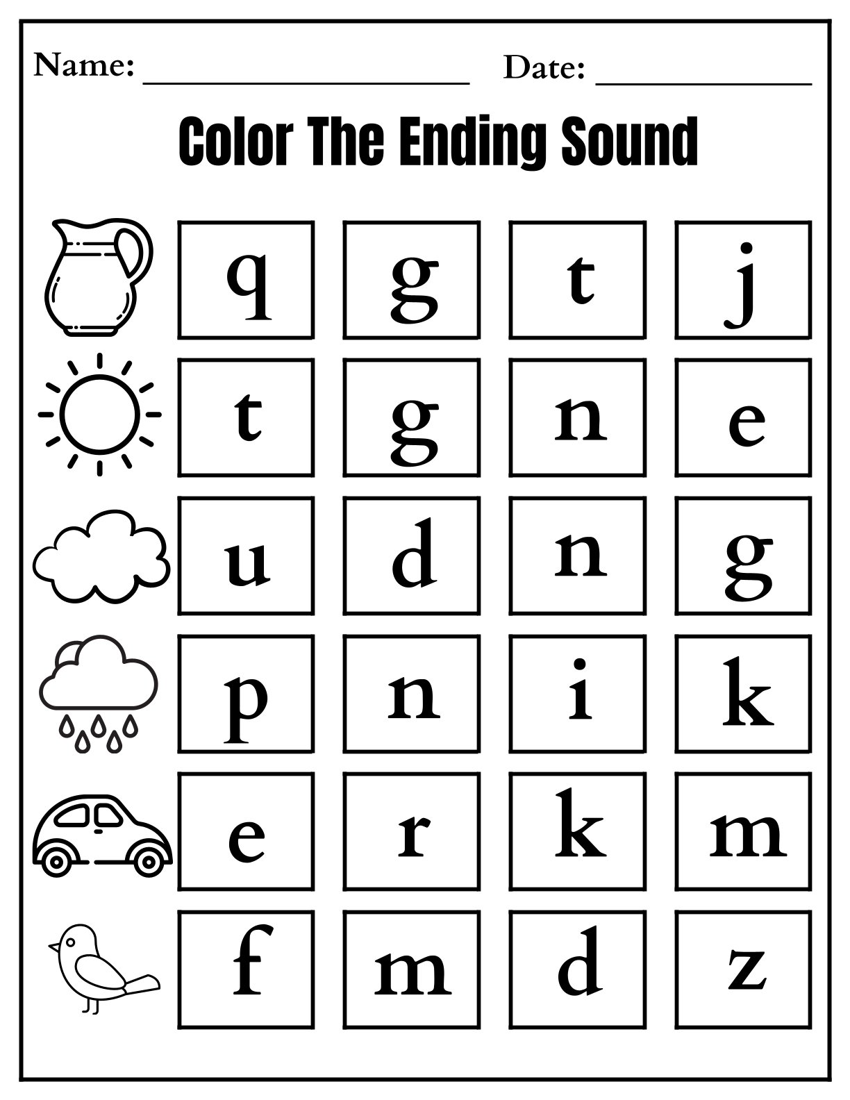 Color The Ending Sound