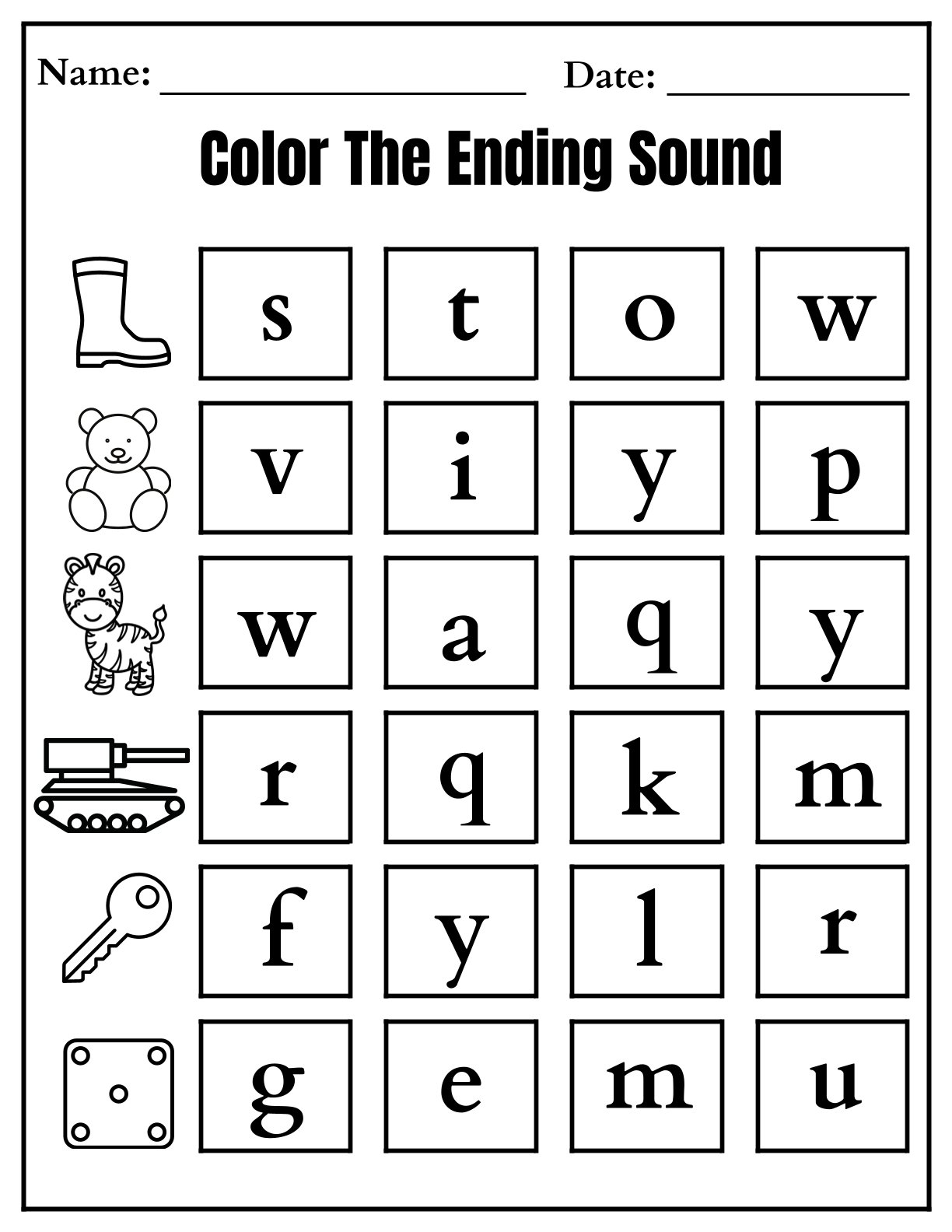 Color The Ending Sound