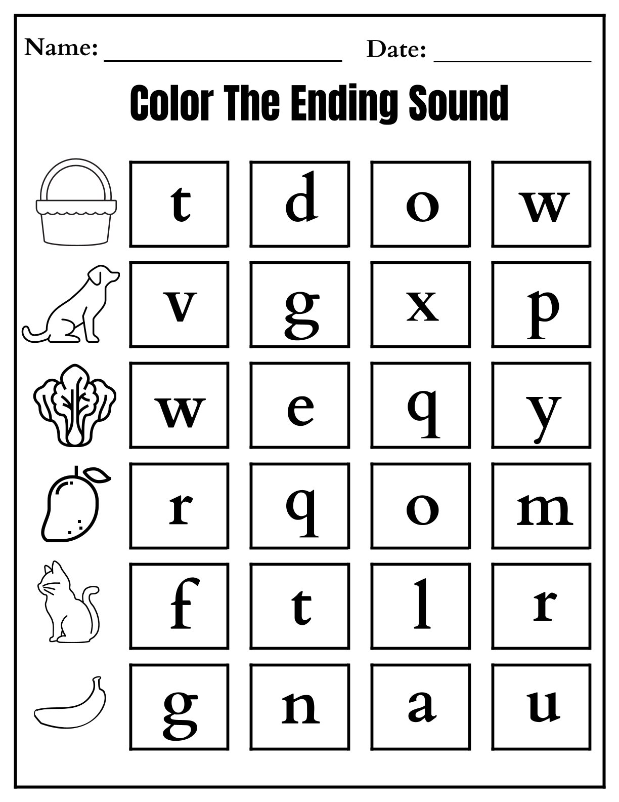 Color The Ending Sound