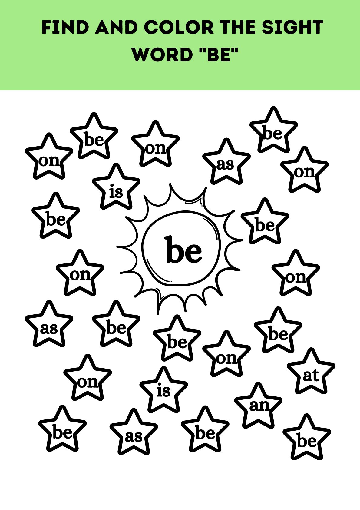 Learning Sight Words