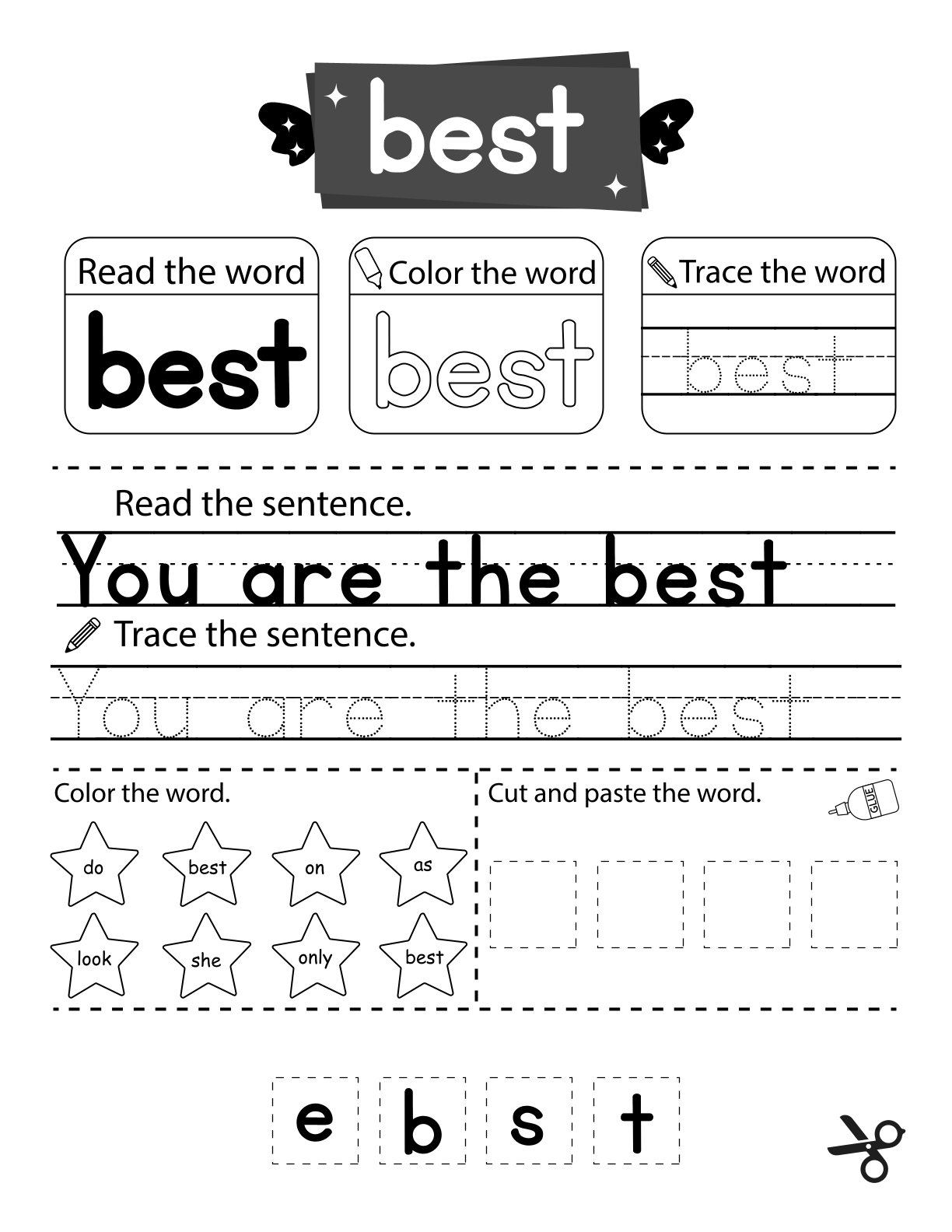 Sight Words workbook