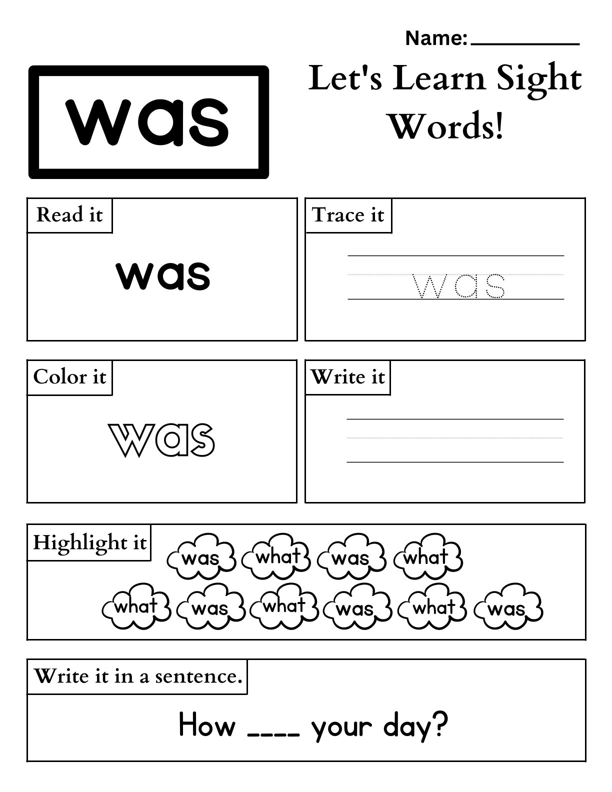 Read and Trace