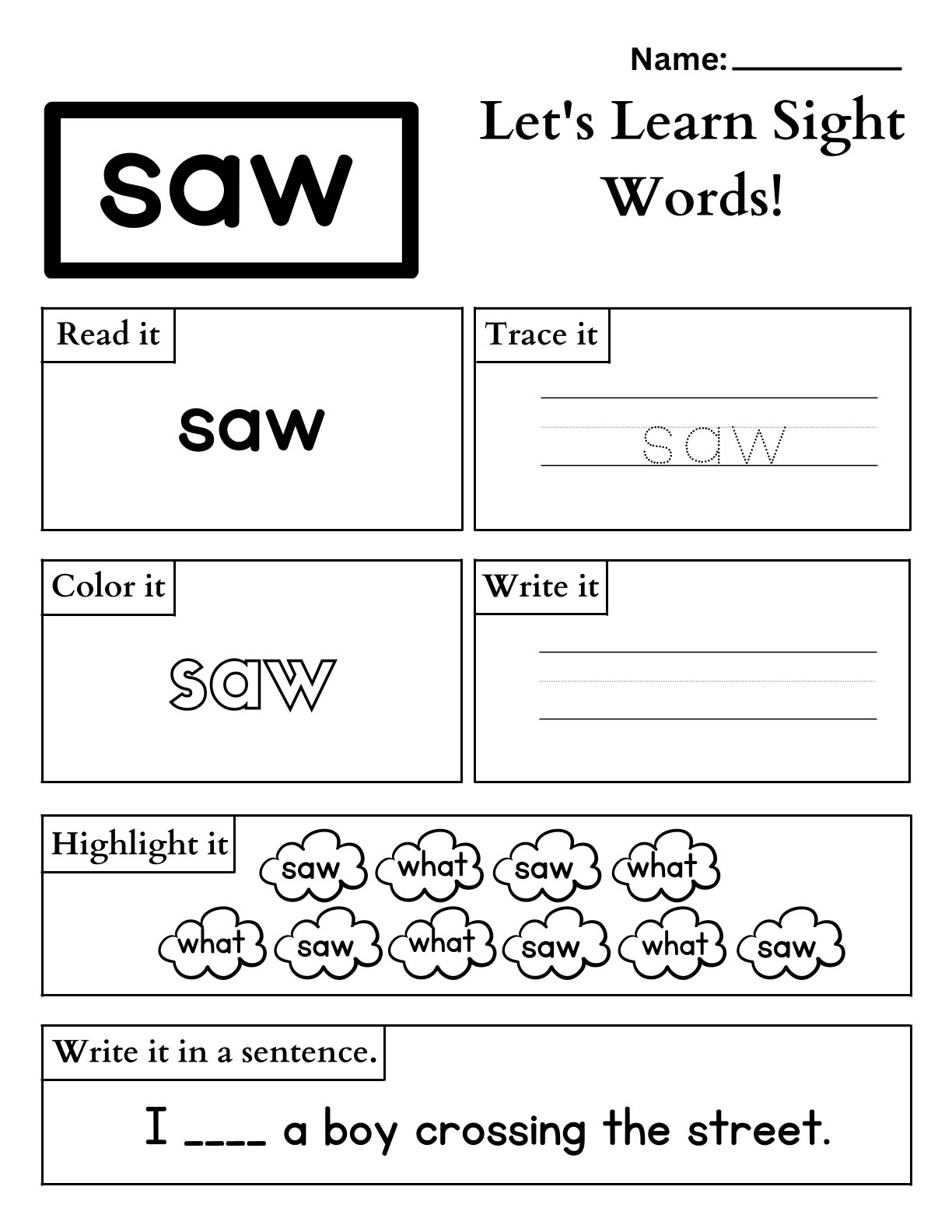 Read and Trace