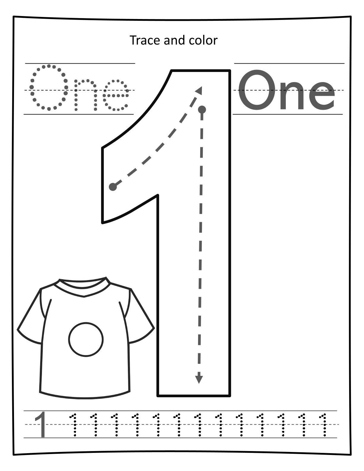 0-10 Big Number Tracing