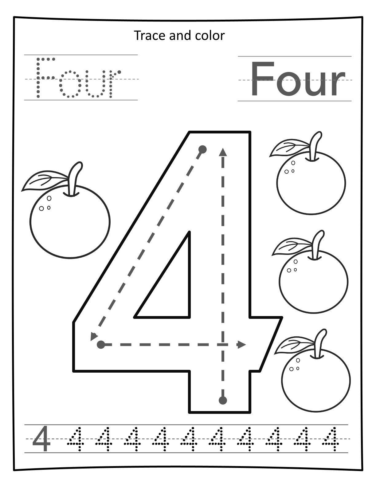 0-10 Big Number Tracing