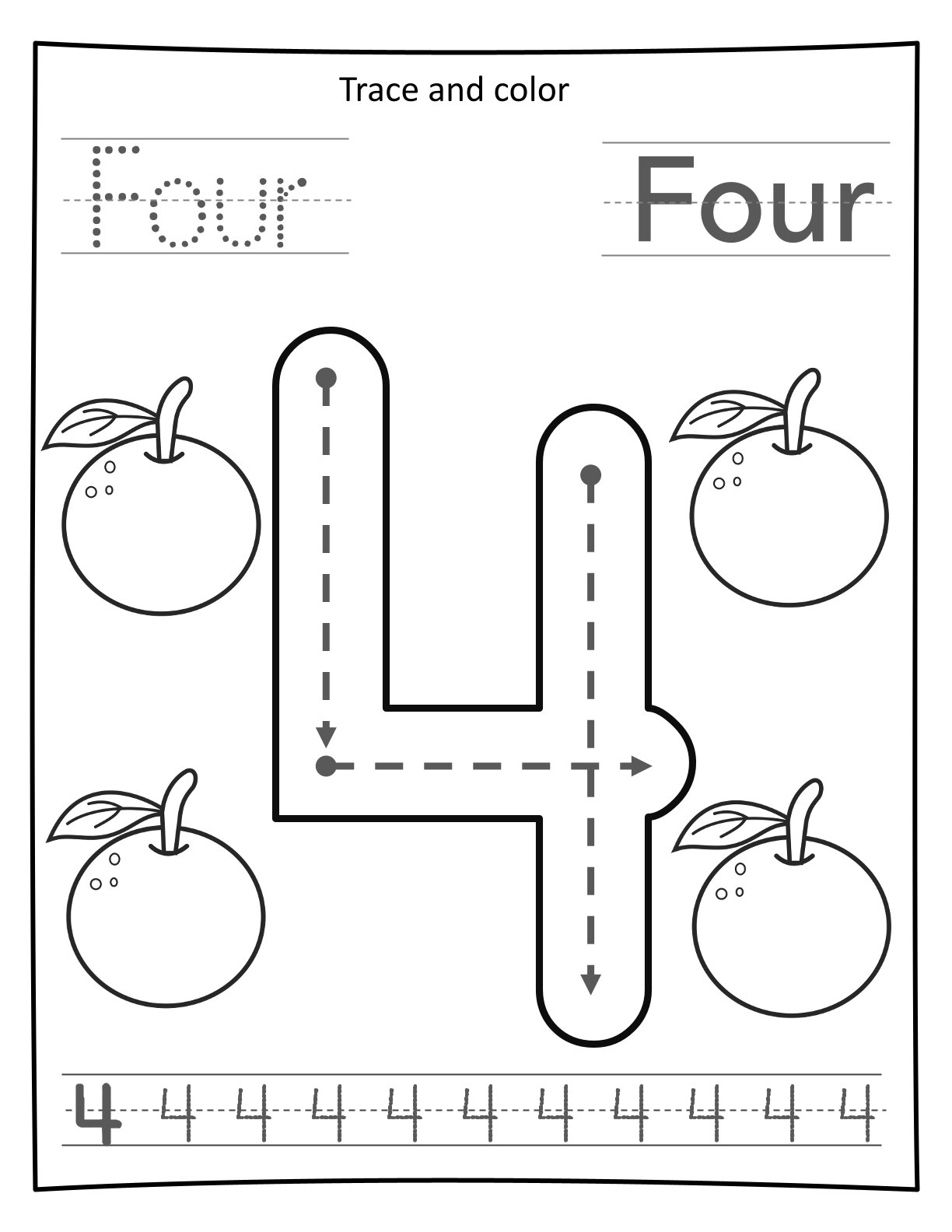 0-10 Big Number Tracing