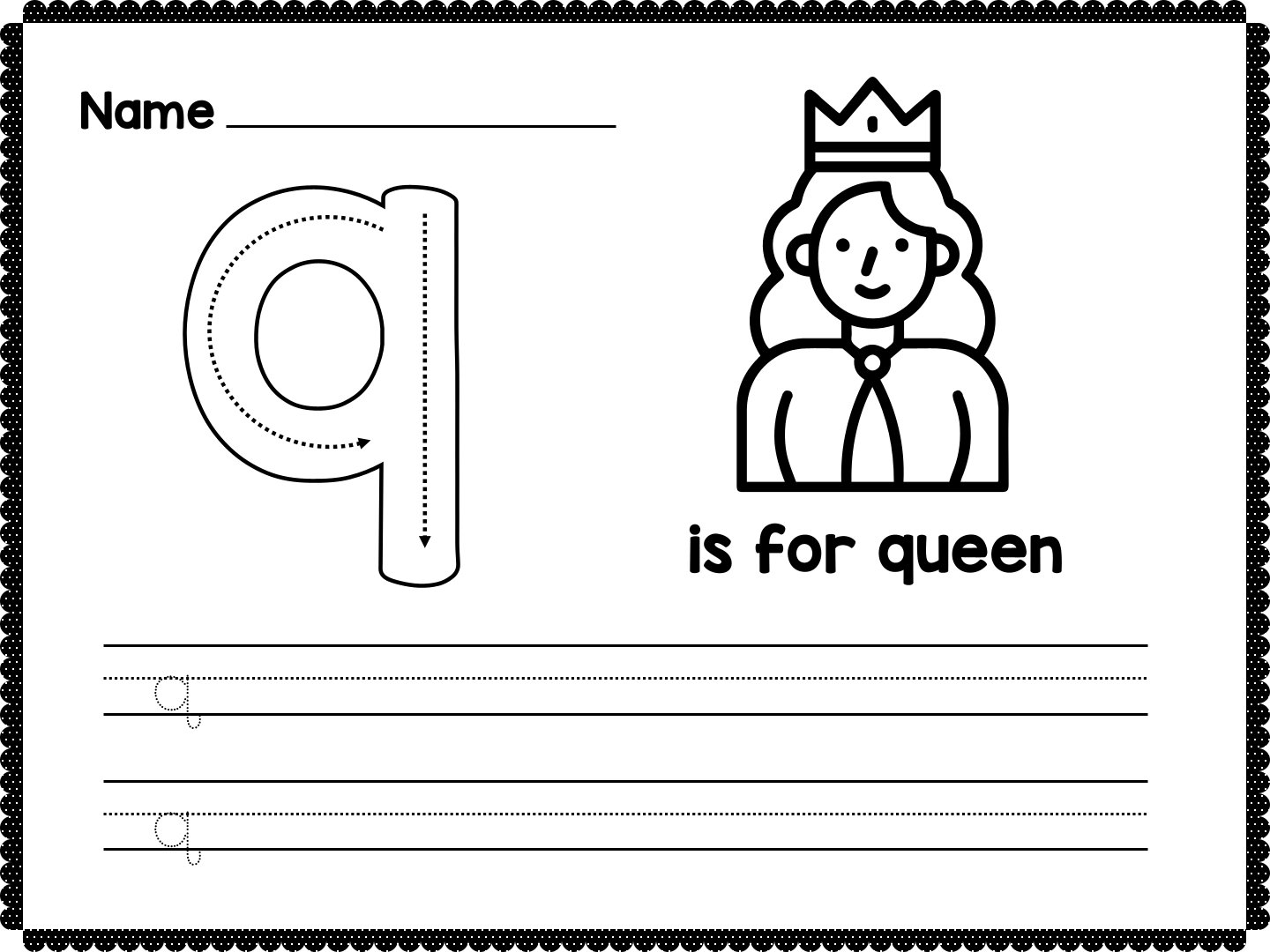 Alphabet Tracing Worksheets Lowercase