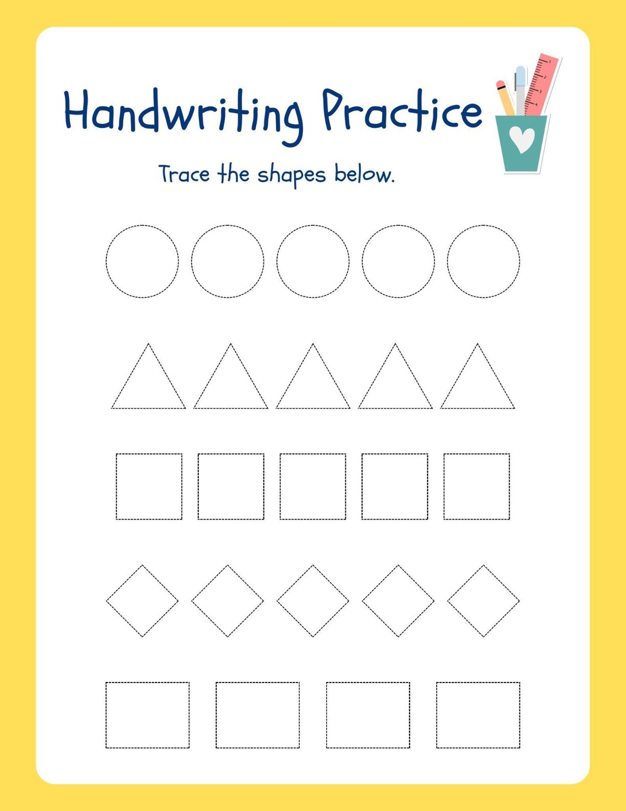 Busy Books for counting, alphabet practice, tracing