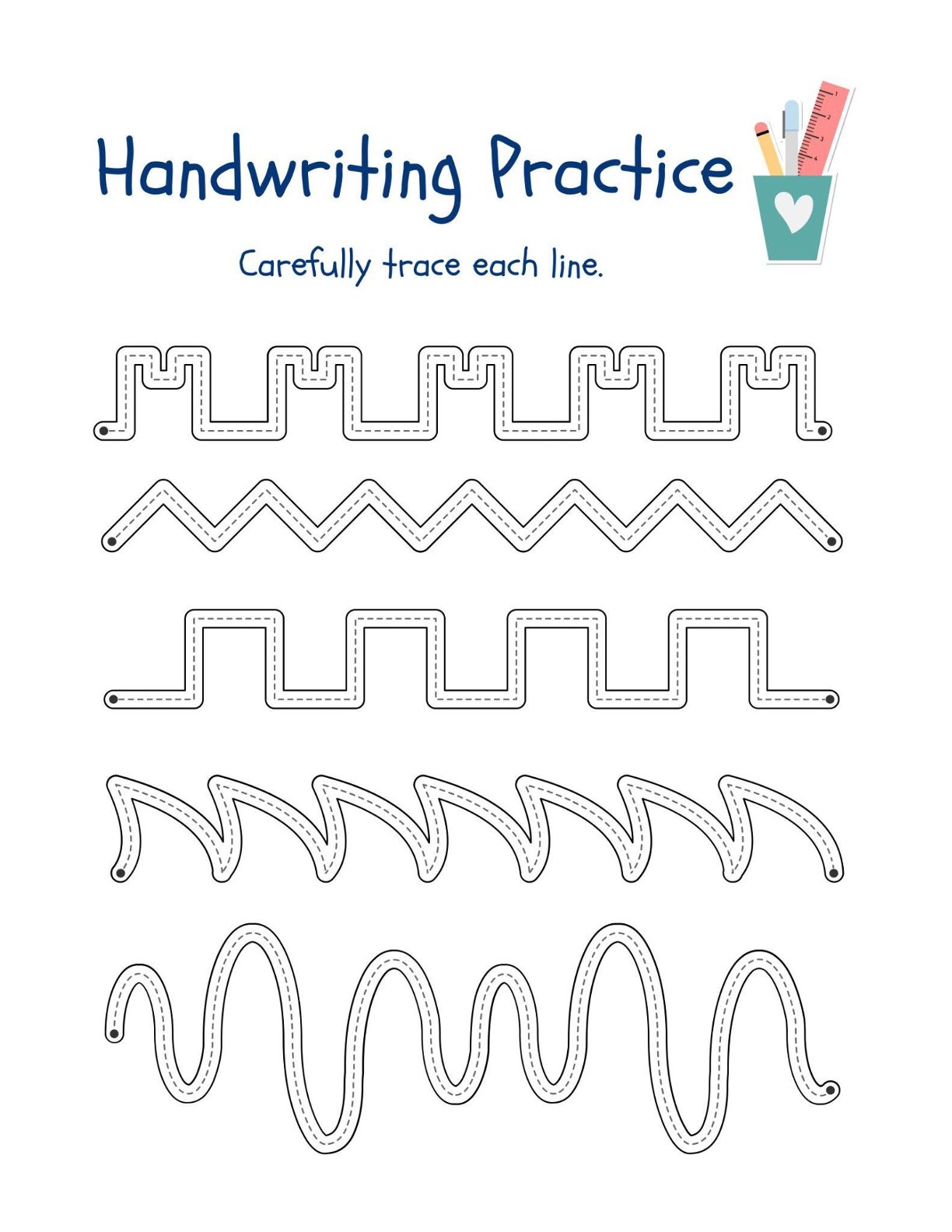 Busy Books for counting, alphabet practice, tracing