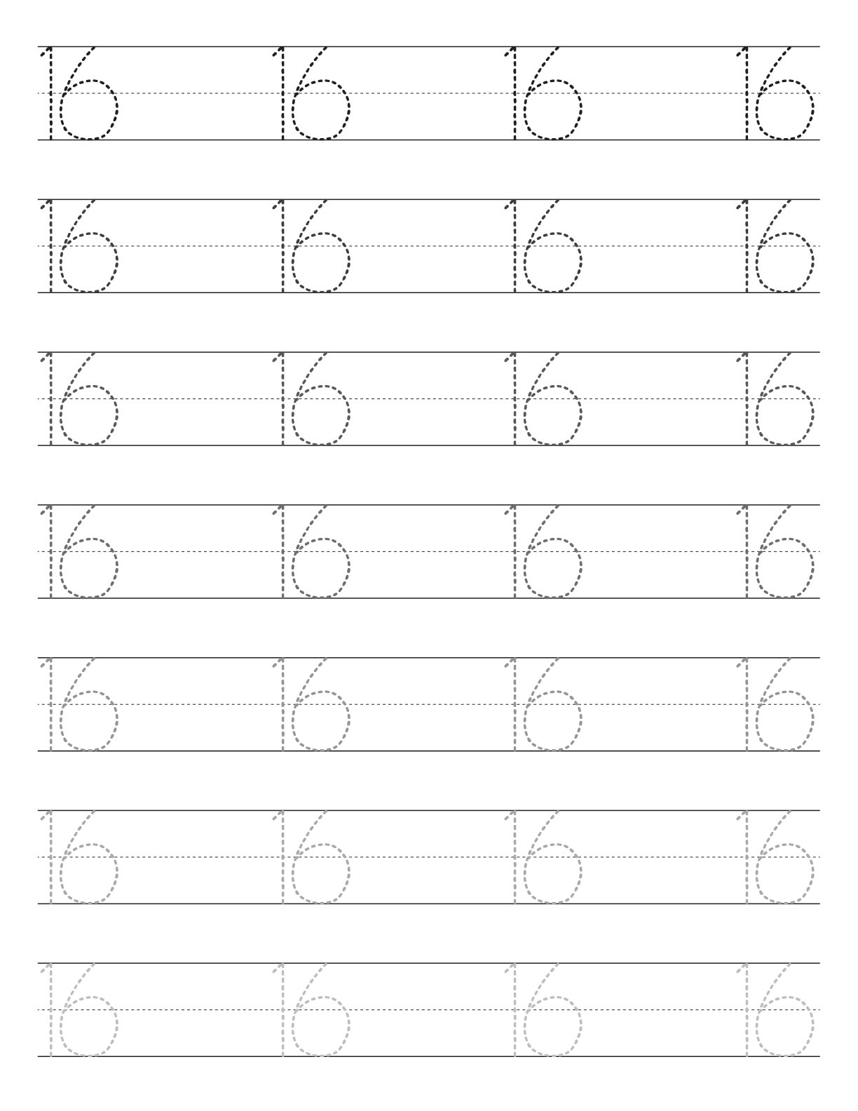 Amazing 1-50 Number Tracing