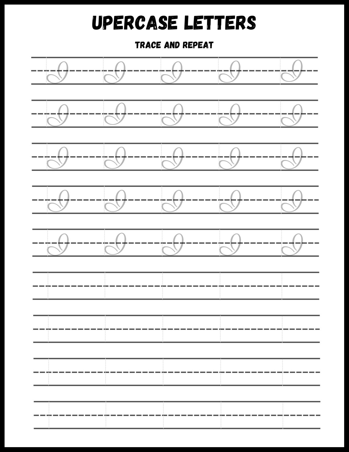 Handwriting Tracing 2