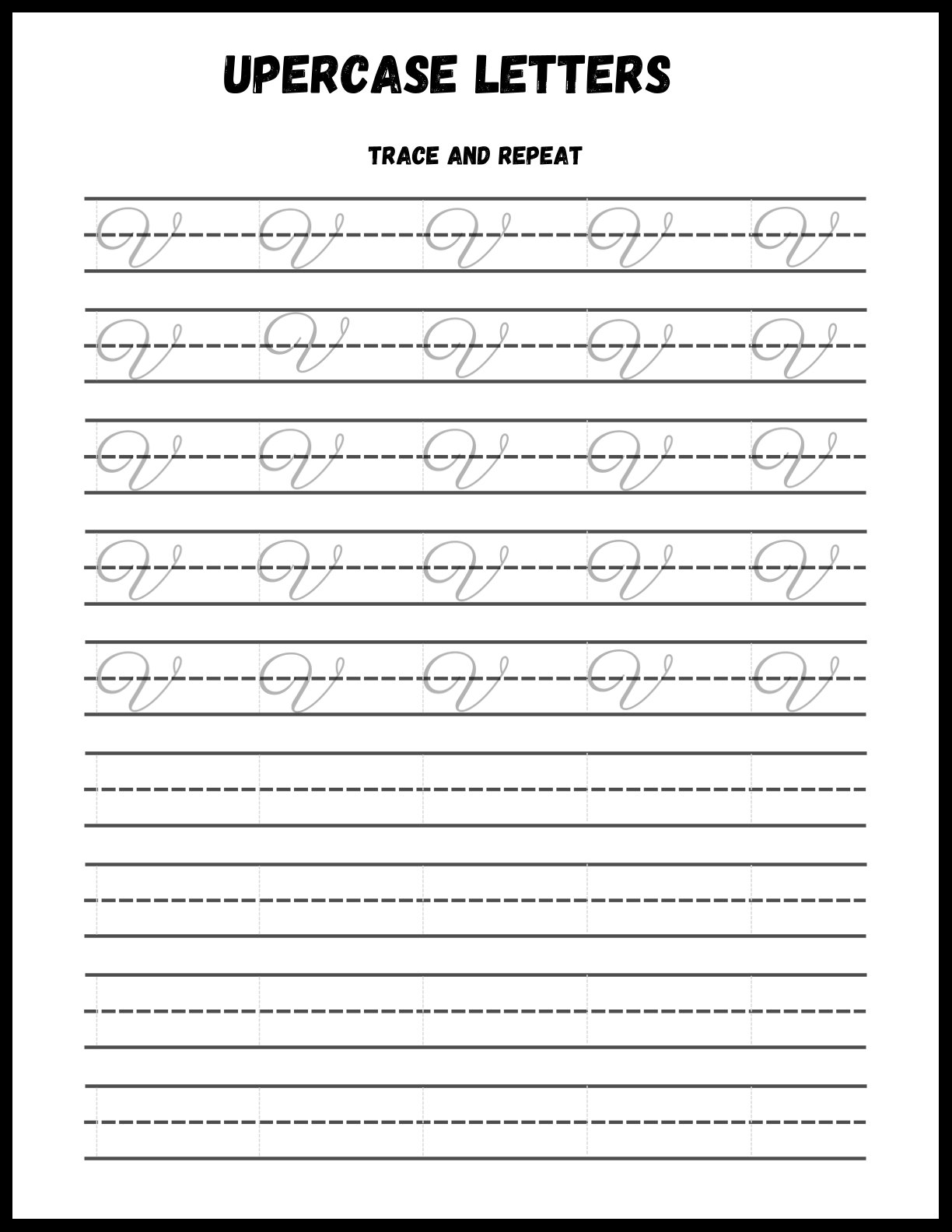 Handwriting Tracing 2