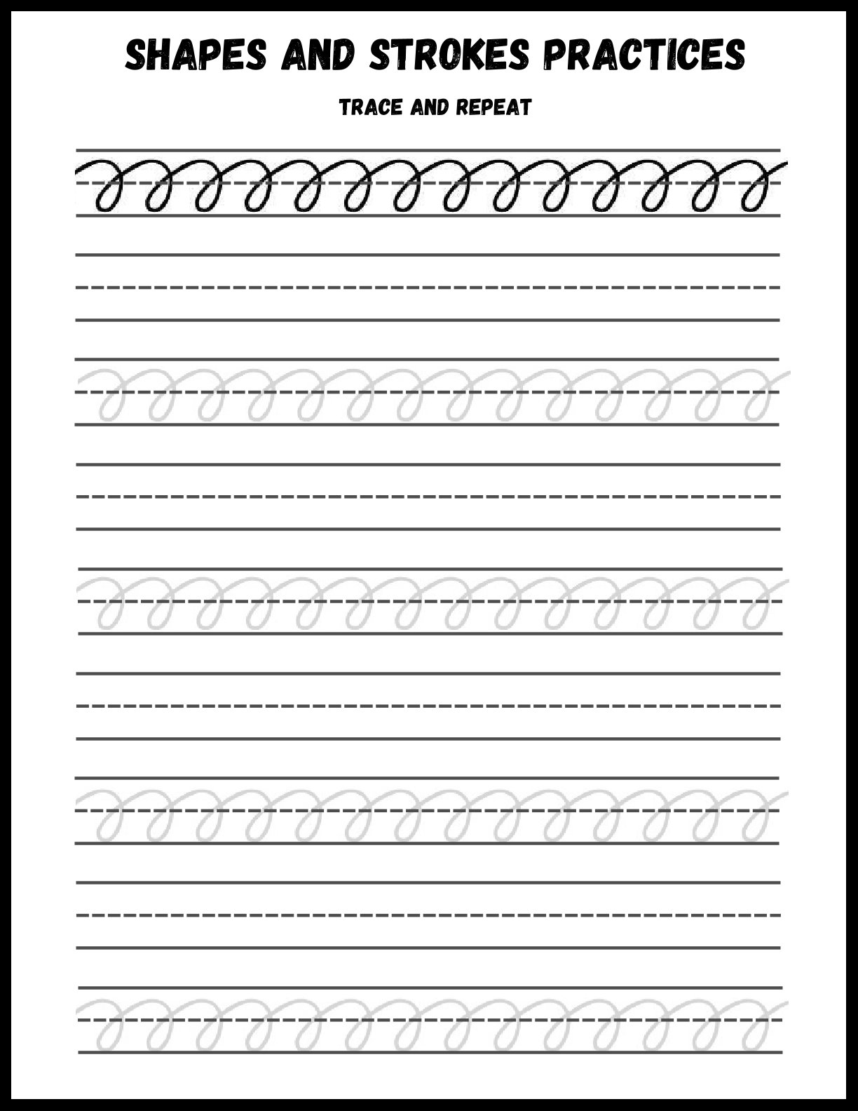 Handwriting Tracing 2