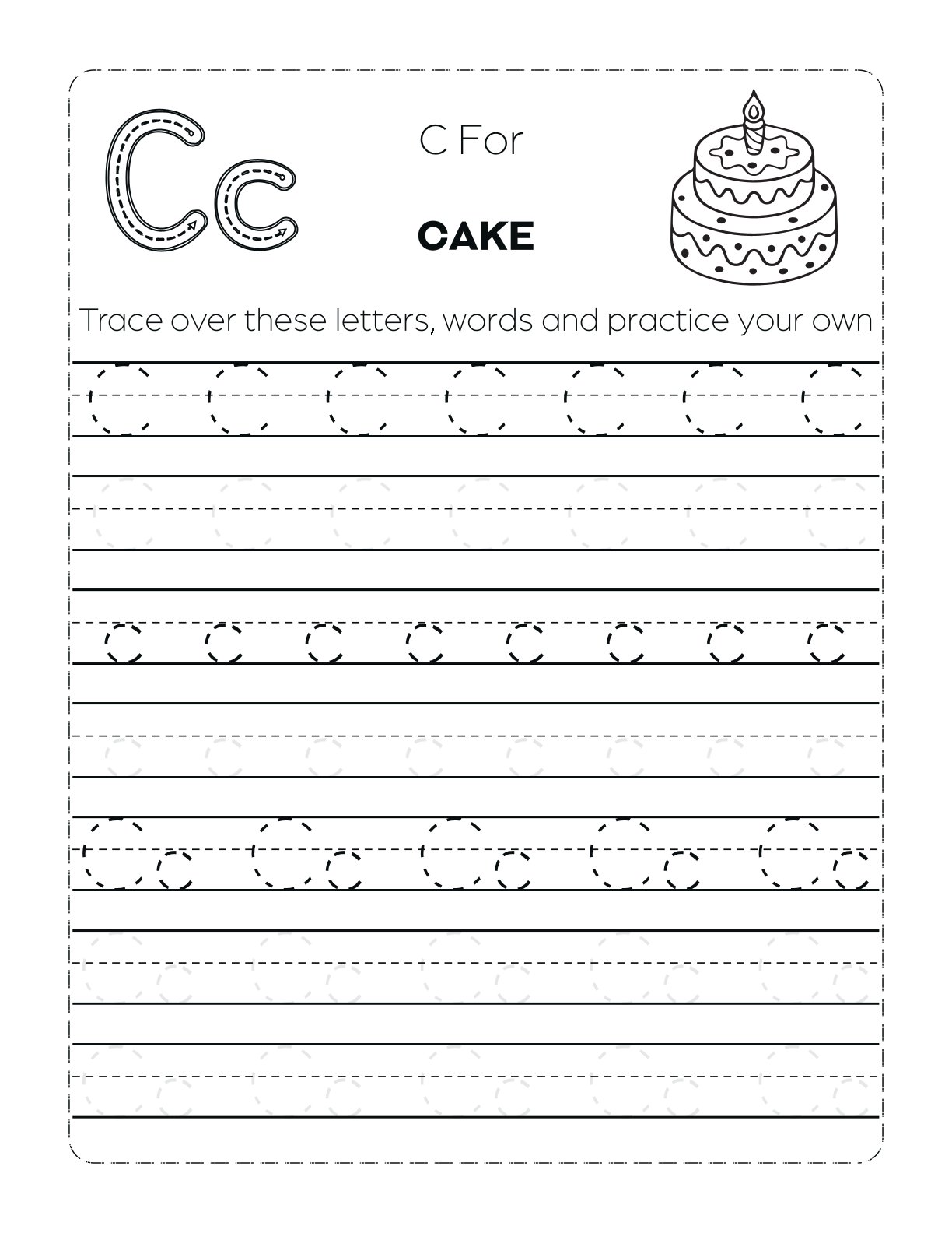 Mixed Tracing Workbook 4