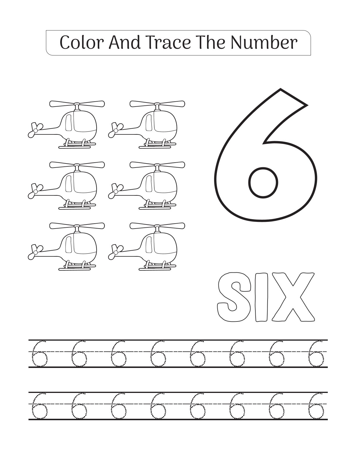 Number Tracing 1-10