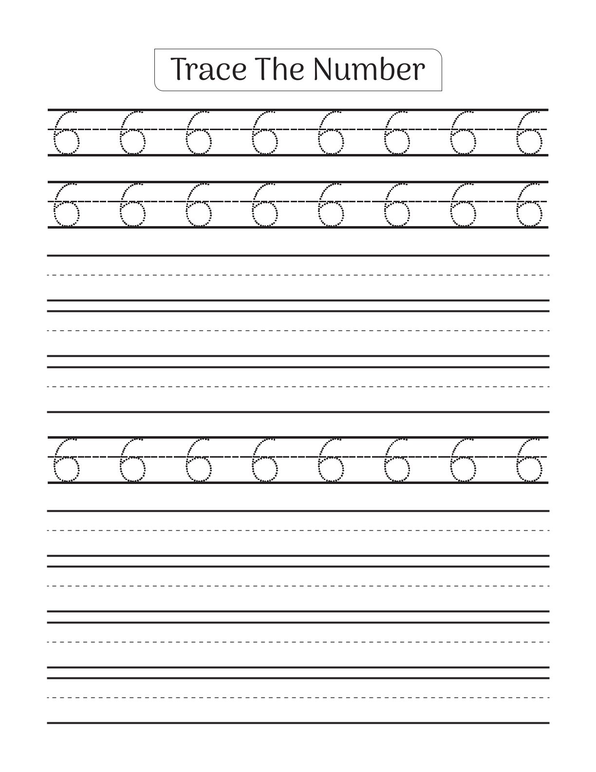 Number Tracing 1-10