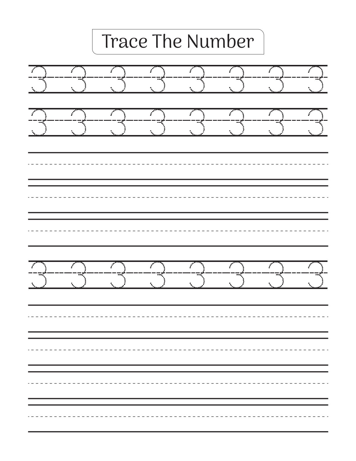 Number Tracing 1-10