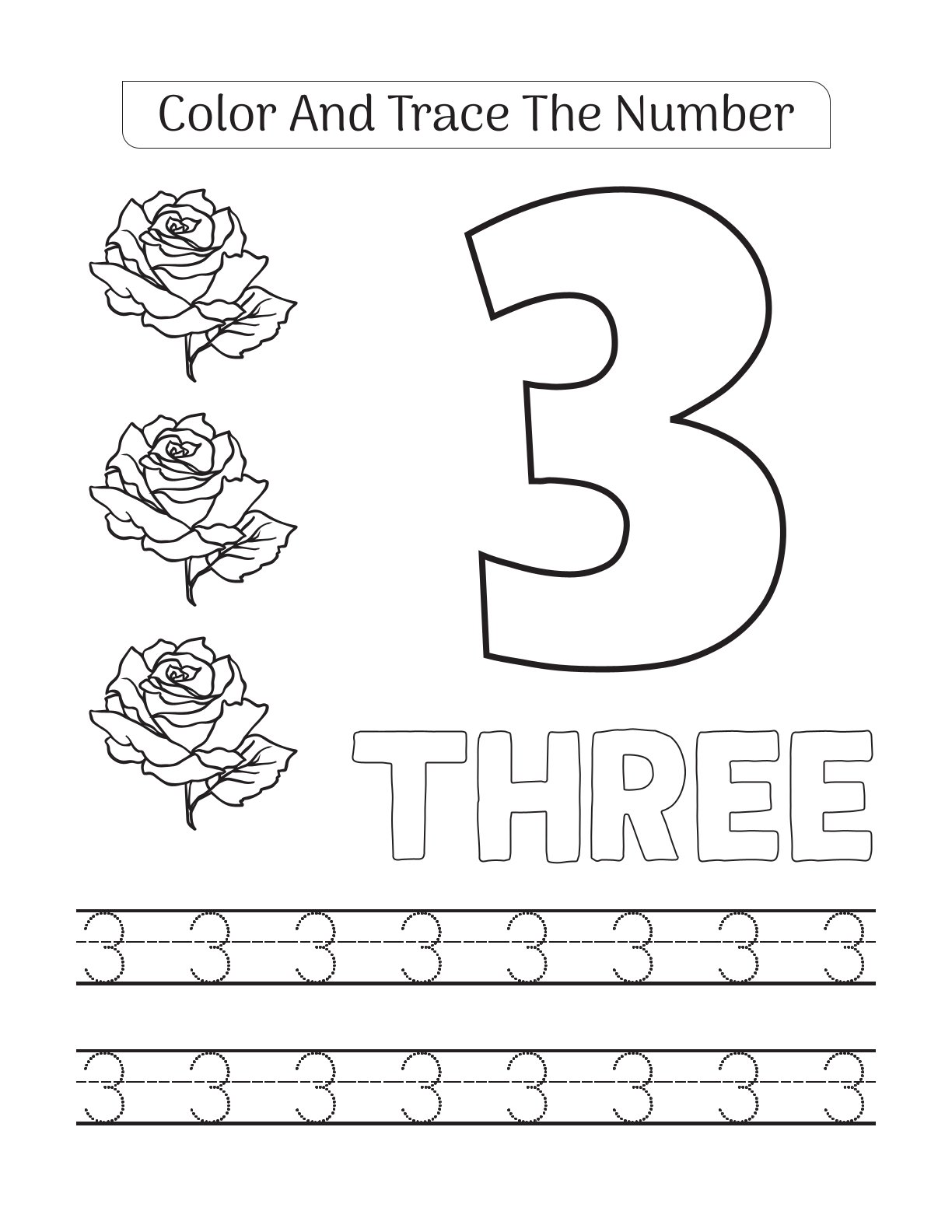 Number Tracing 1-10