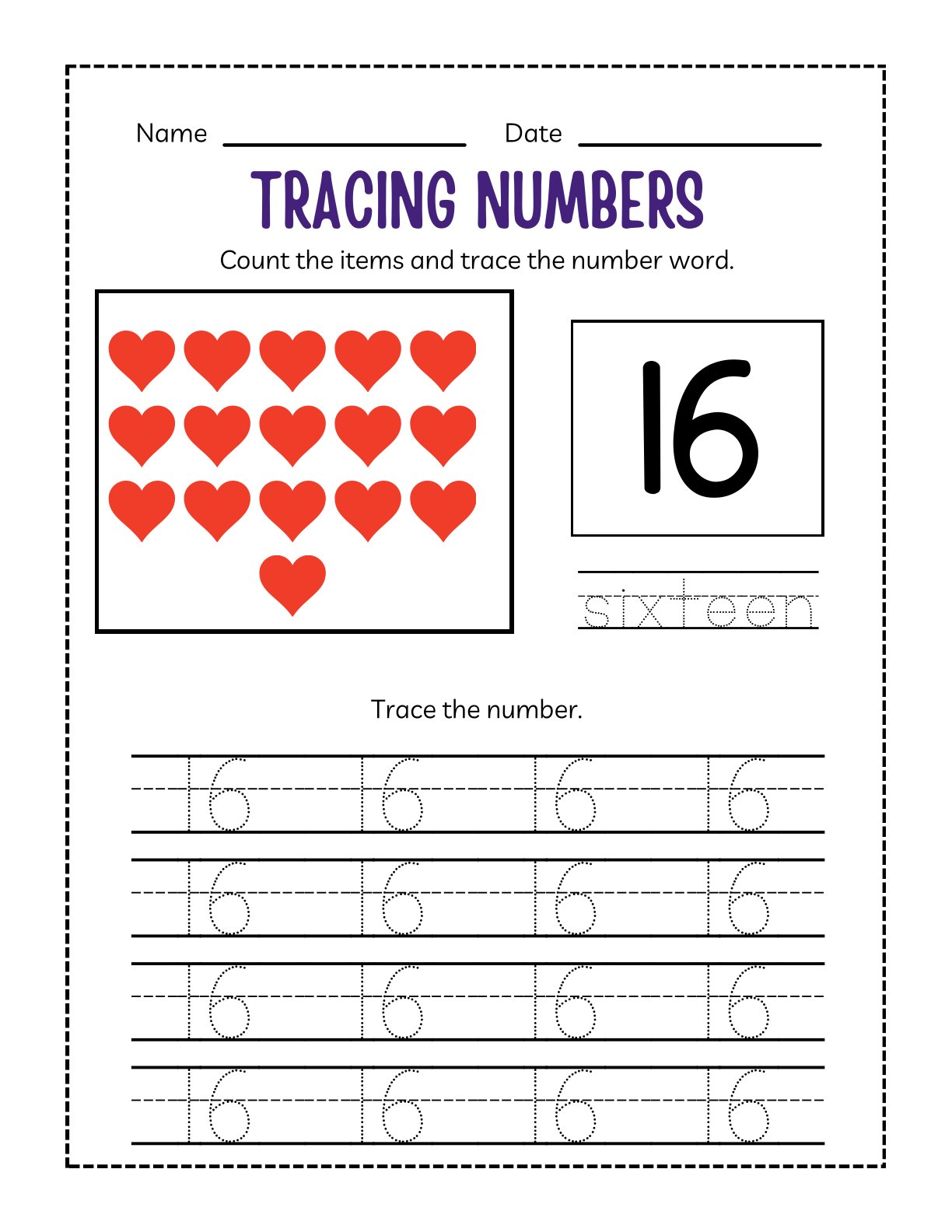 Numbers Workbook